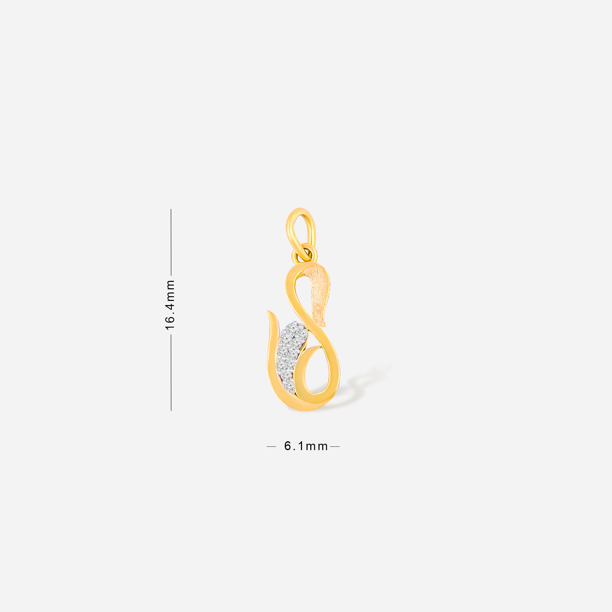 Music Note Gold Pendant