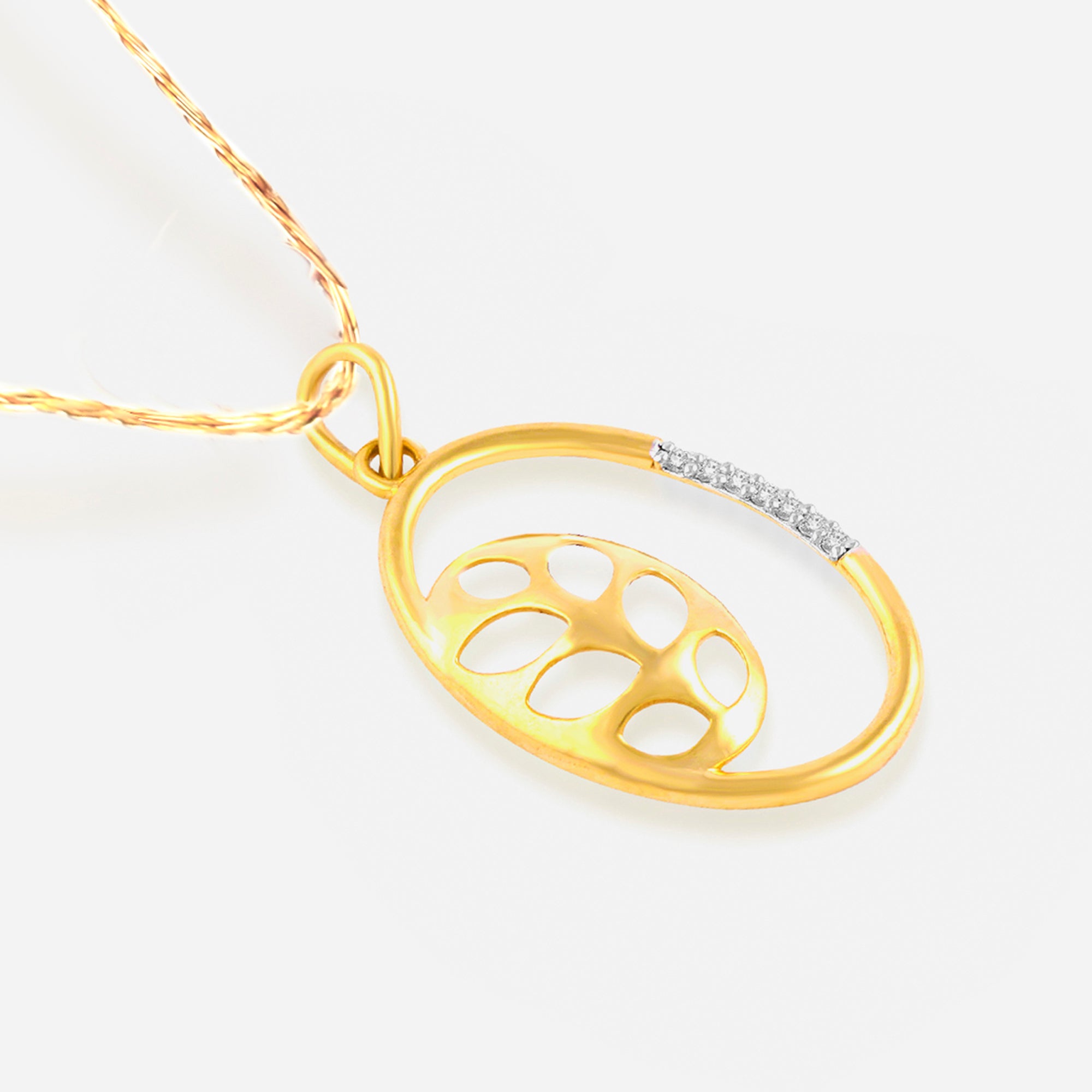 Oval Leaf Pendant