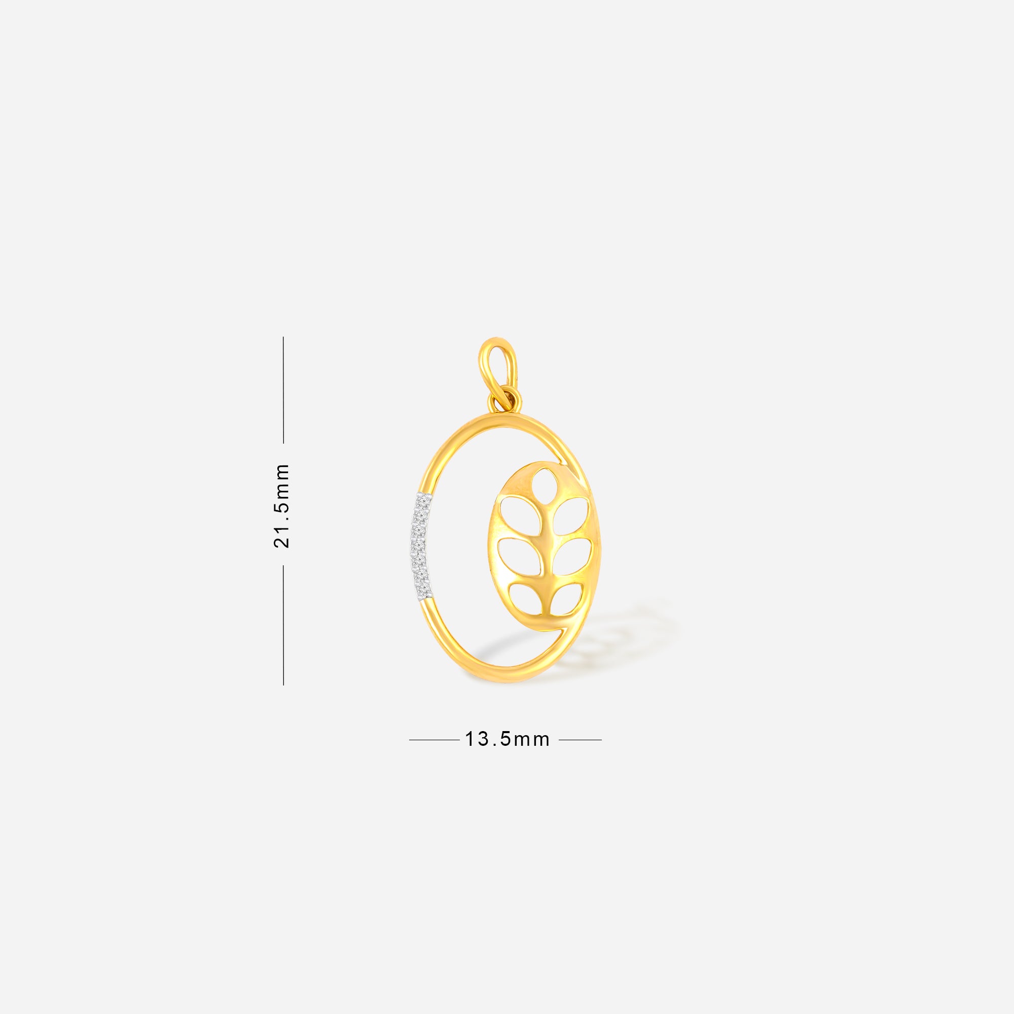 Oval Leaf Pendant