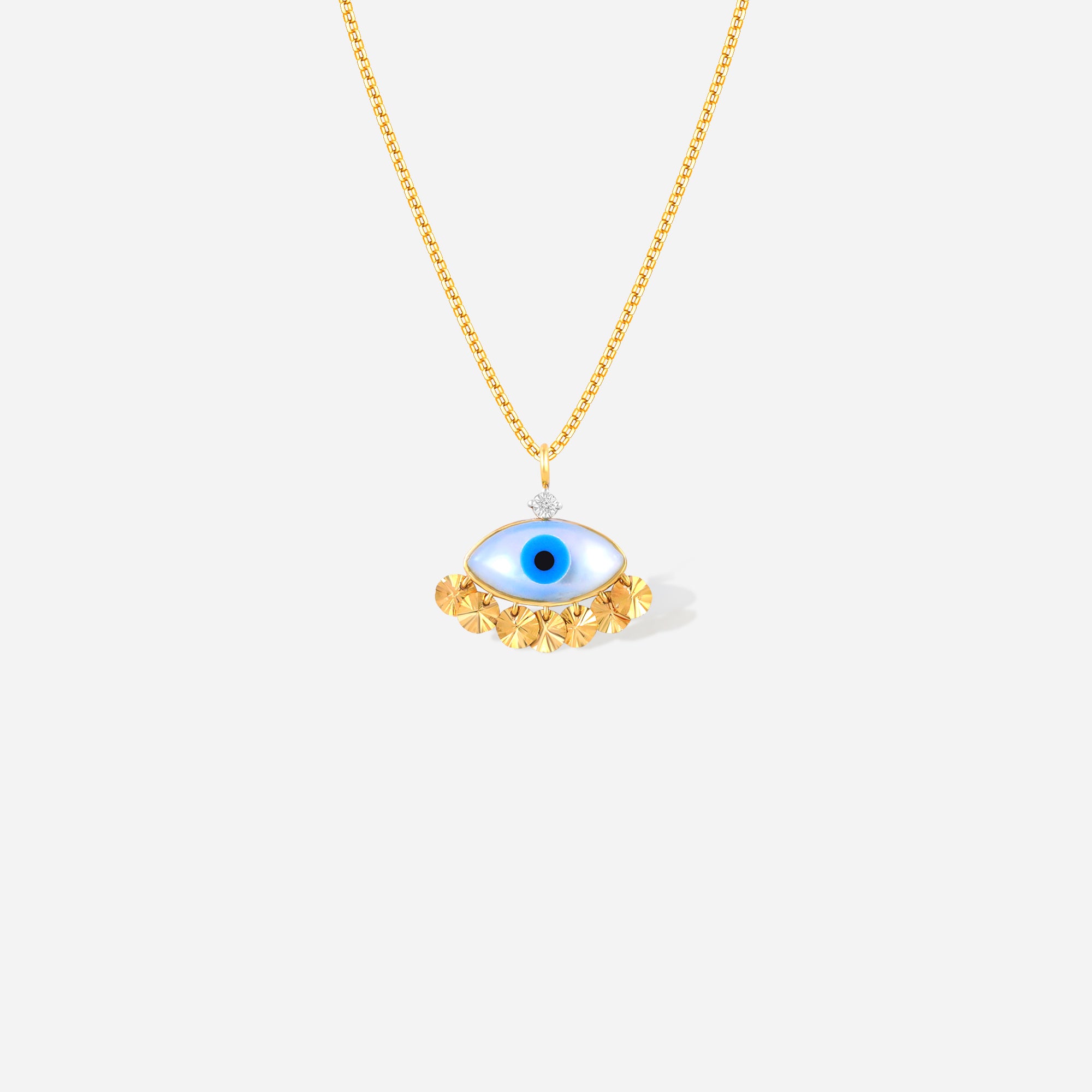 Evil Eye Diamond Pendant