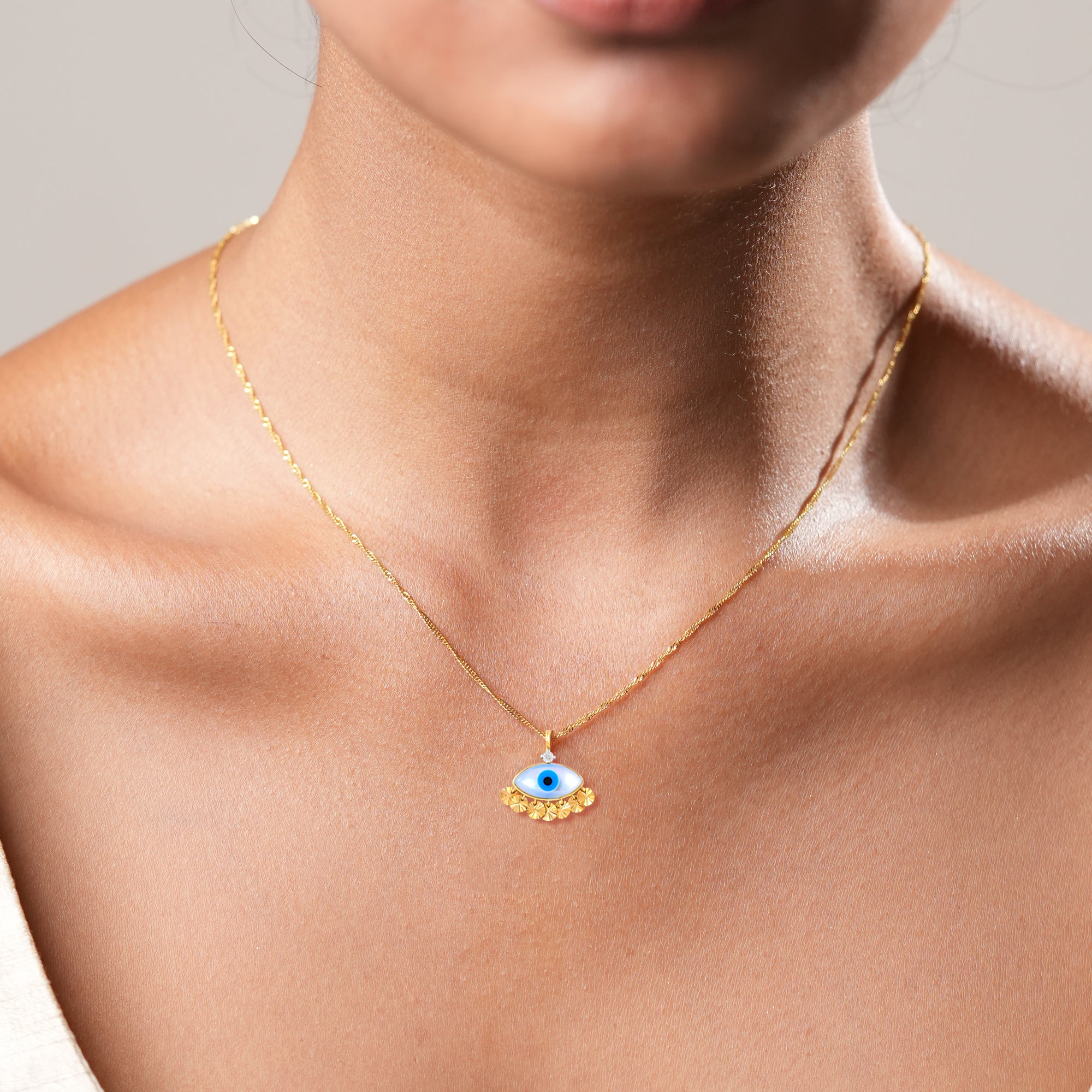 Evil Eye Diamond Pendant