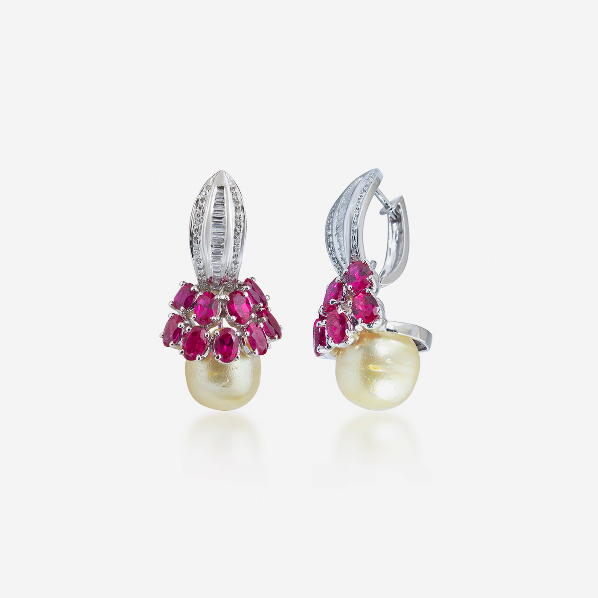 Scarlet Bloom Heritage Earrings
