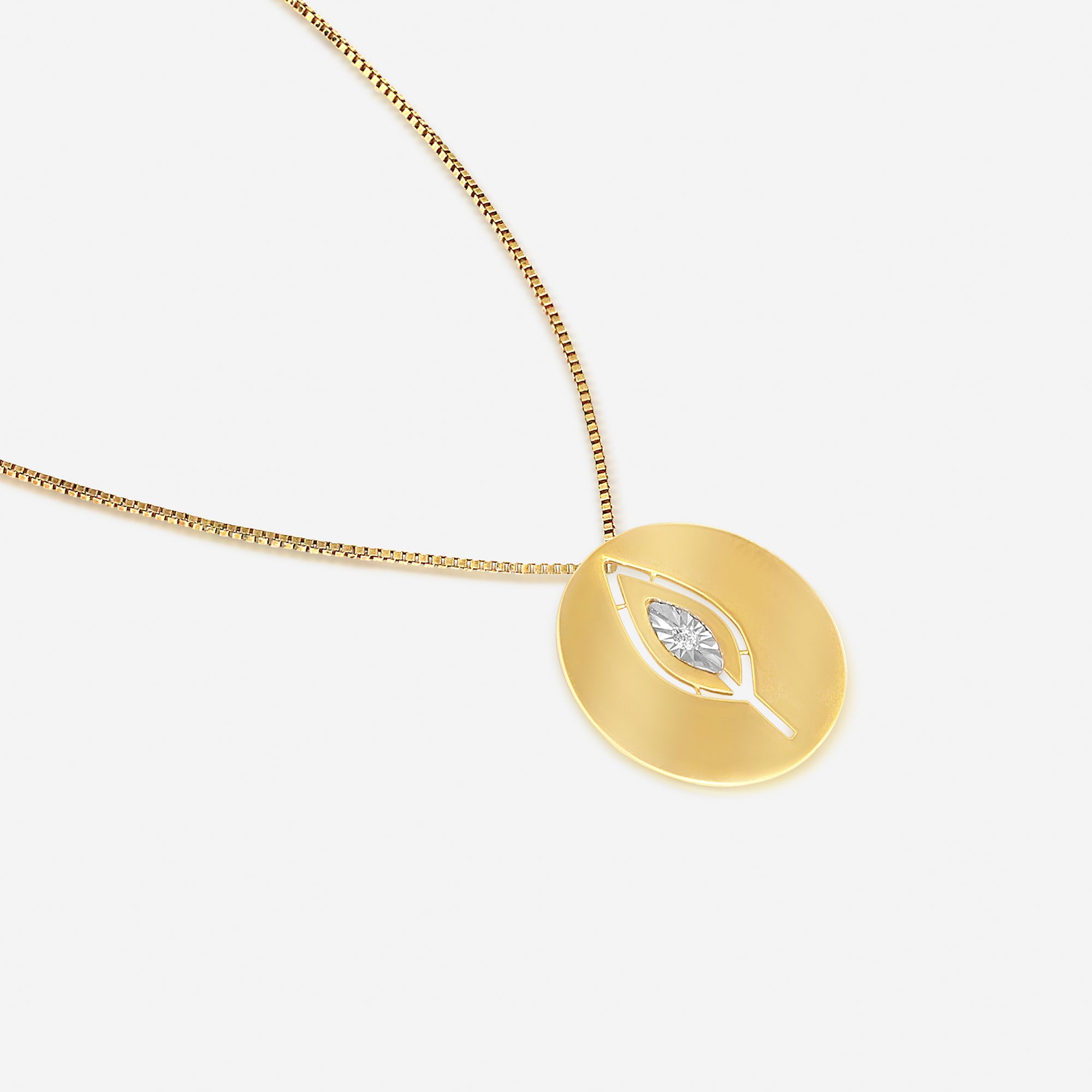 NaazVará Prakriti Leaf Pendant