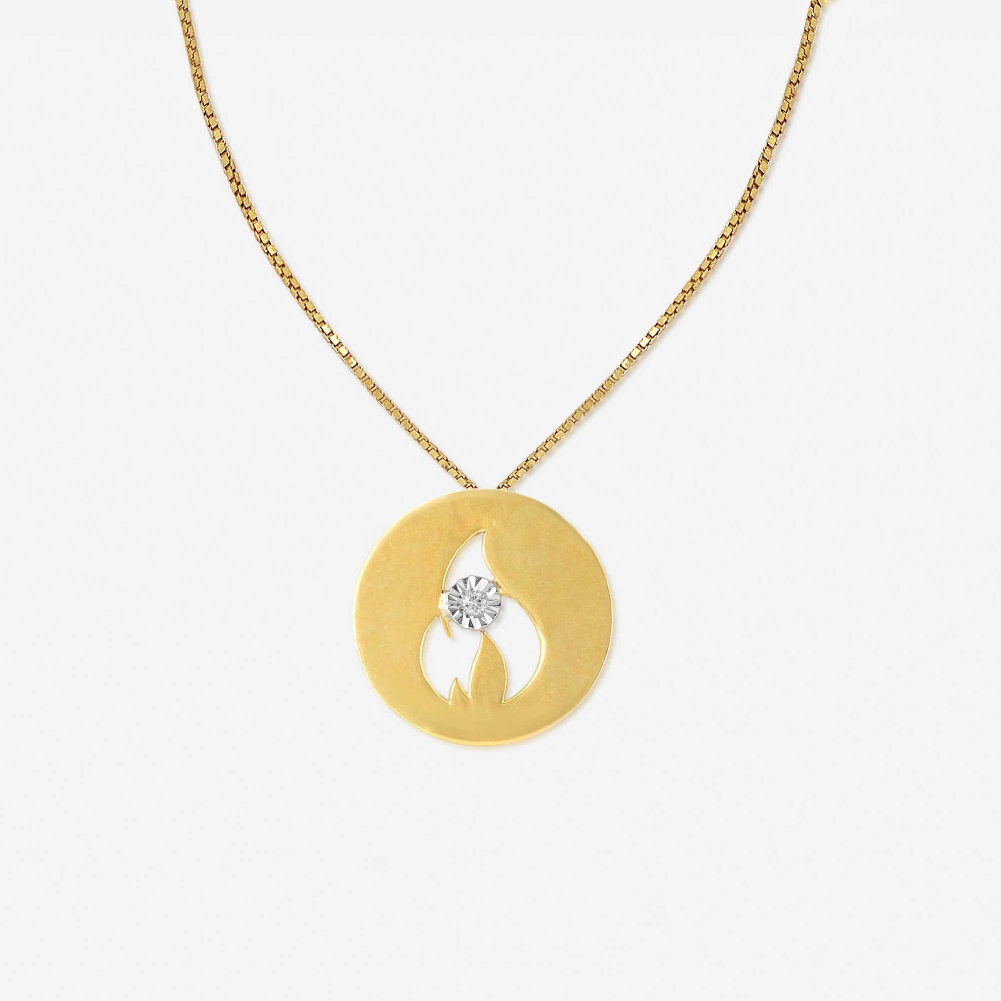 The Ember Diamond Pendant