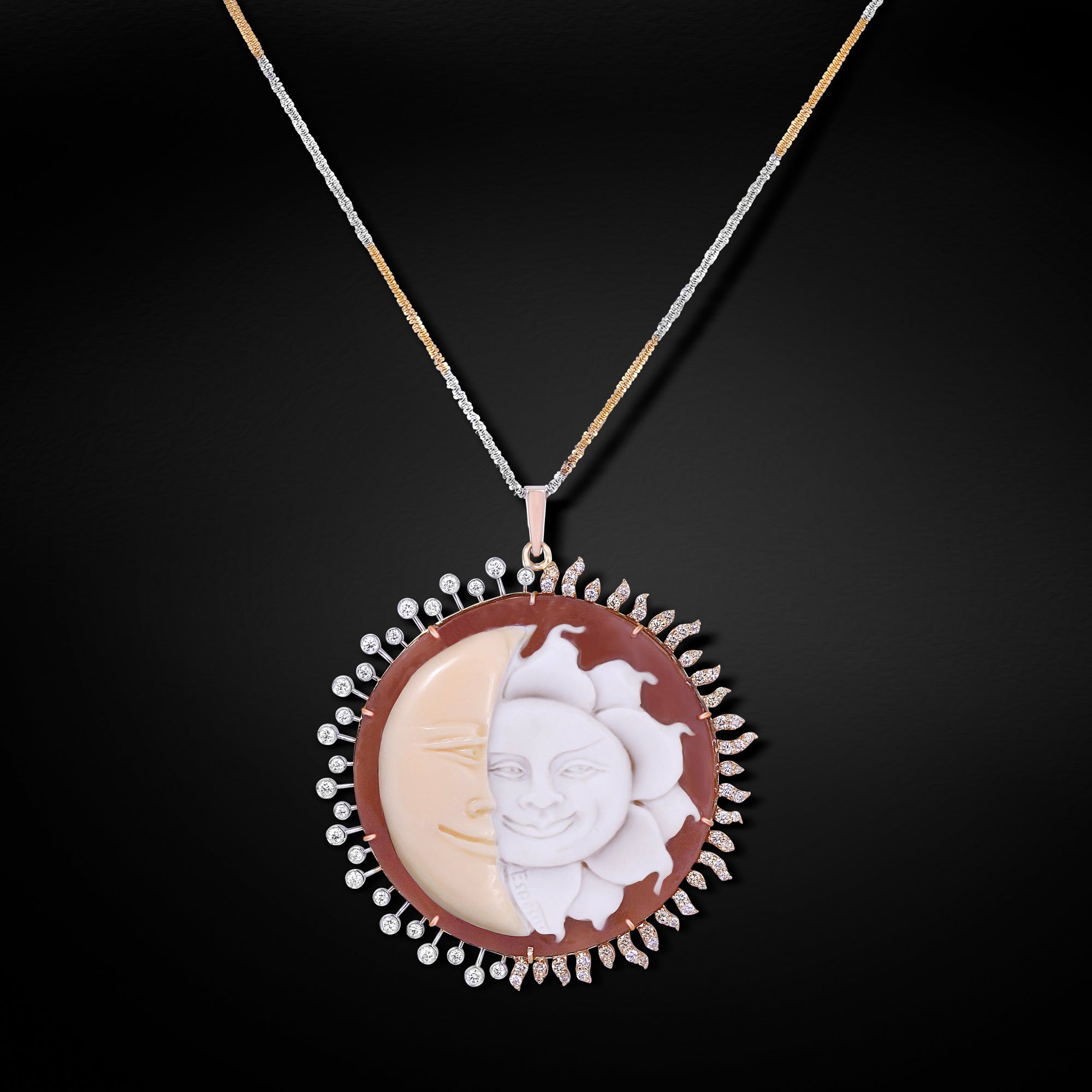 ChandraSurya Mithuna Pendant