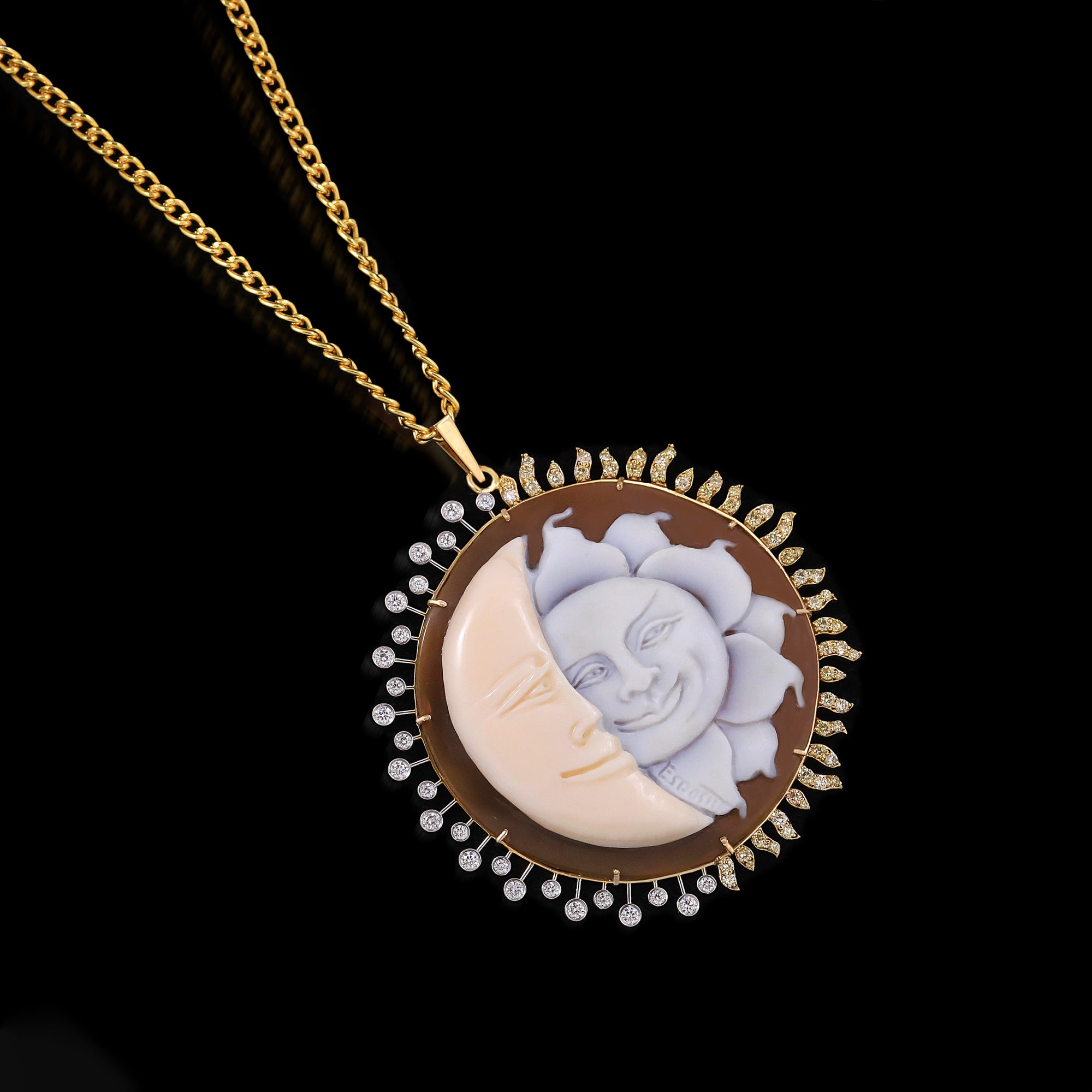 ChandraSurya Mithuna Pendant