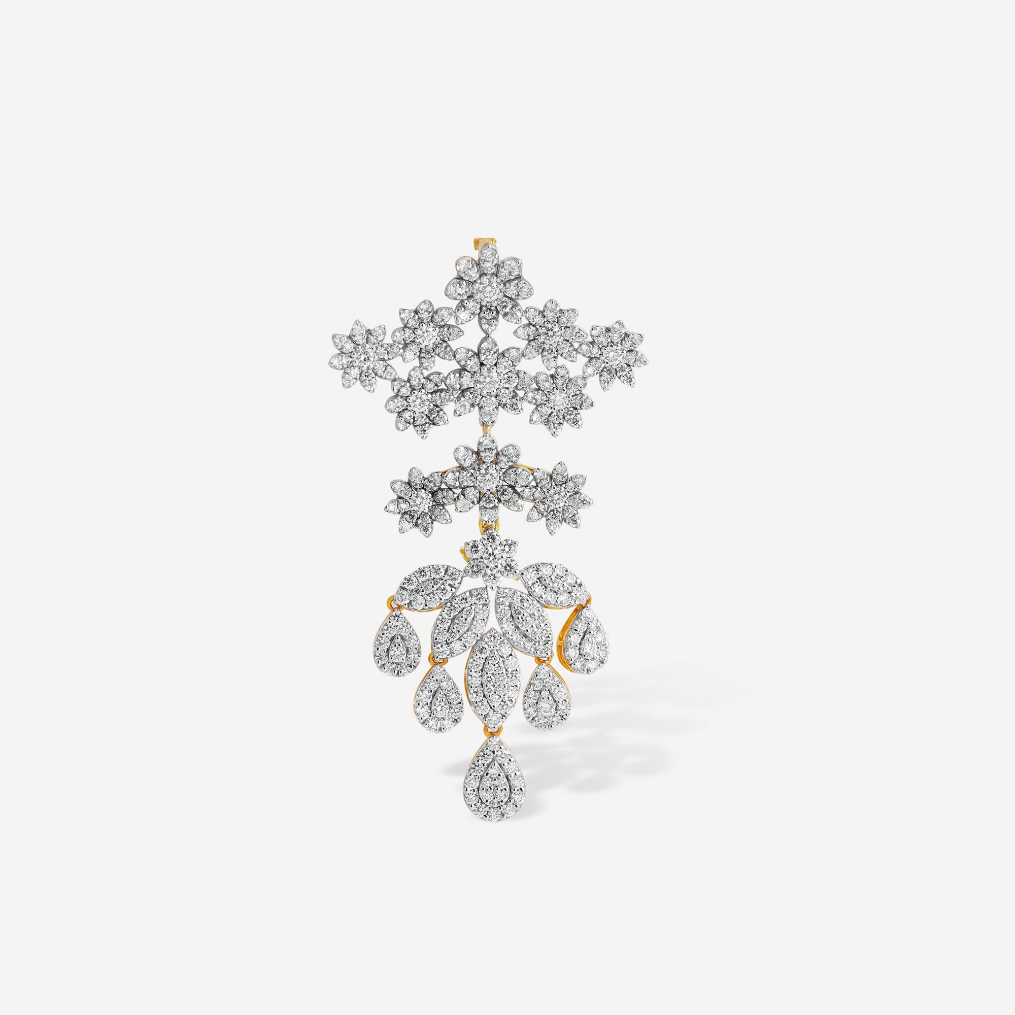 NityaSéra Diamond Blossom Brooch-Pendant