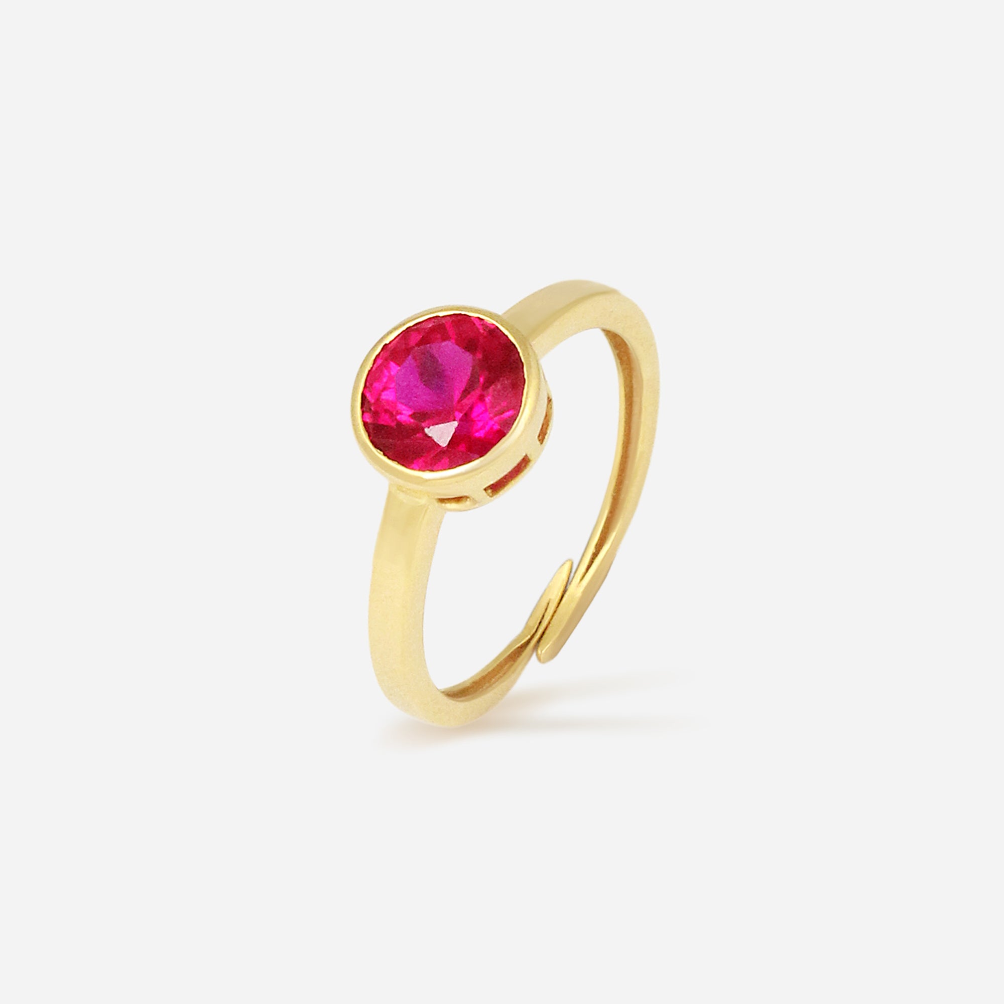 Ruby Halo Ring