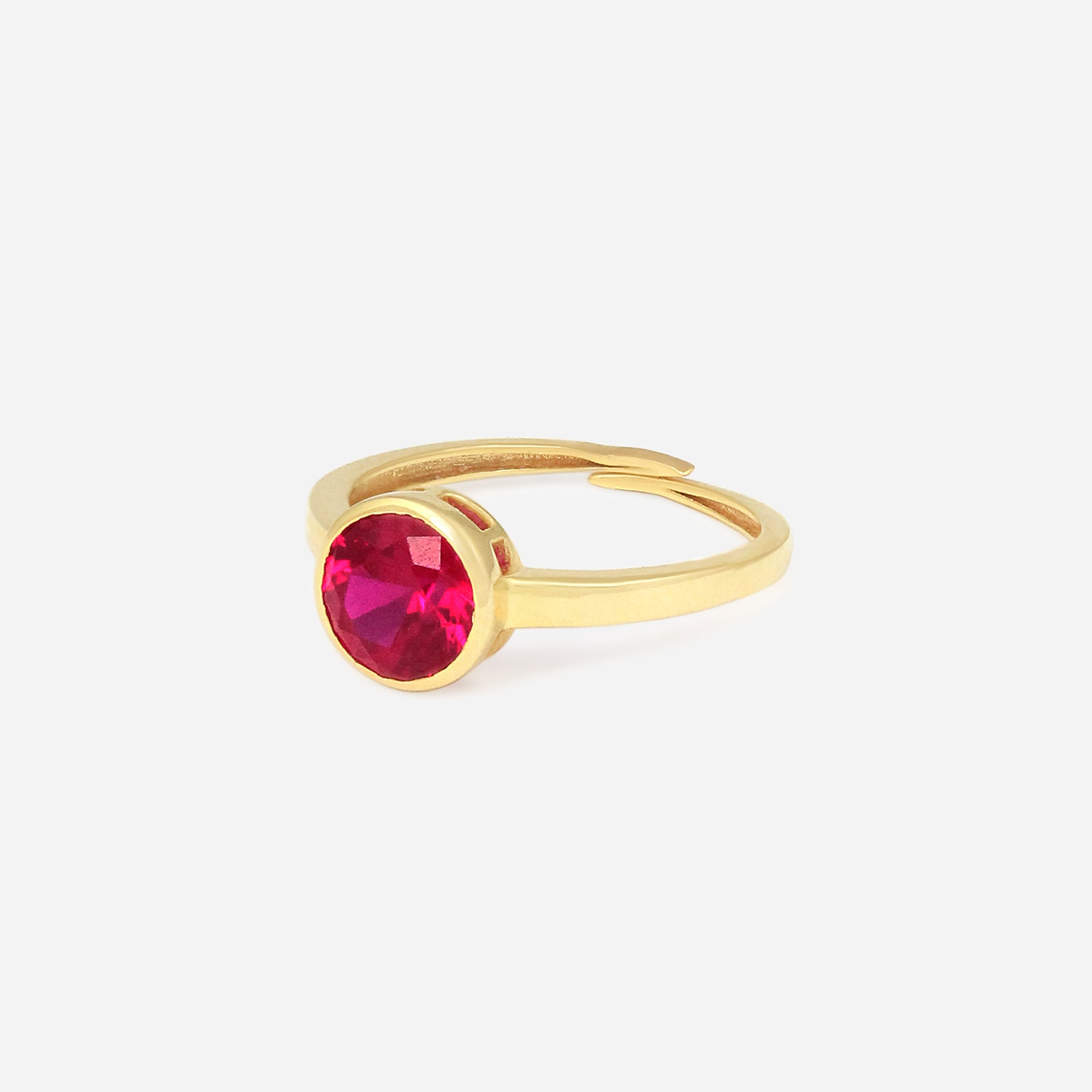 Ruby Halo Ring