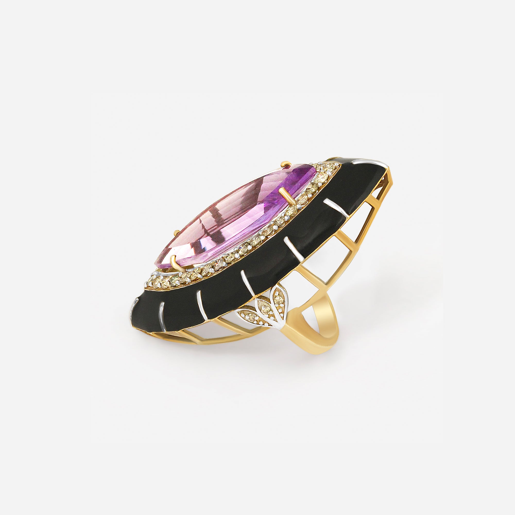 Noble Violet Sapphire Ring