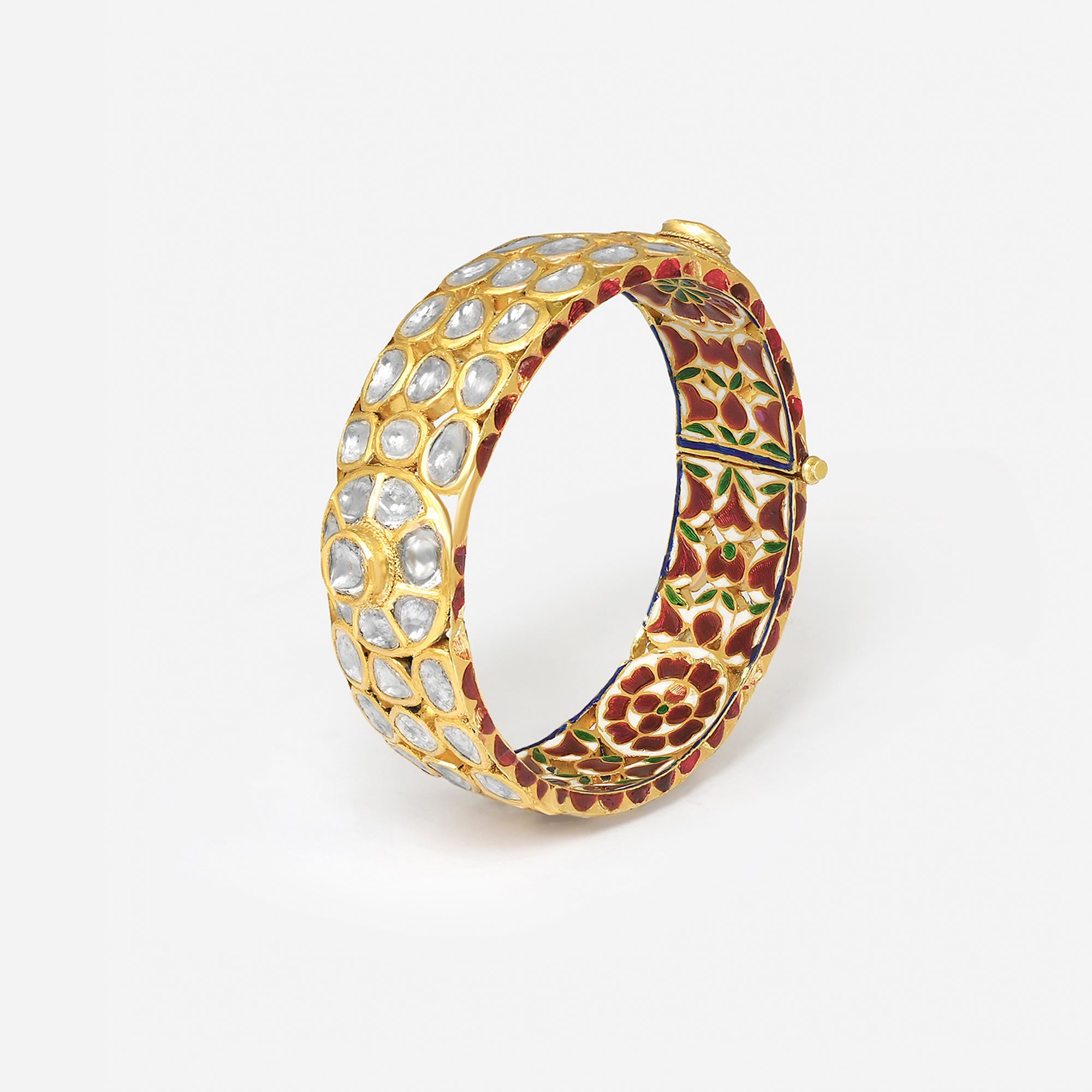 Zahra Kundan Meenakari Bangle