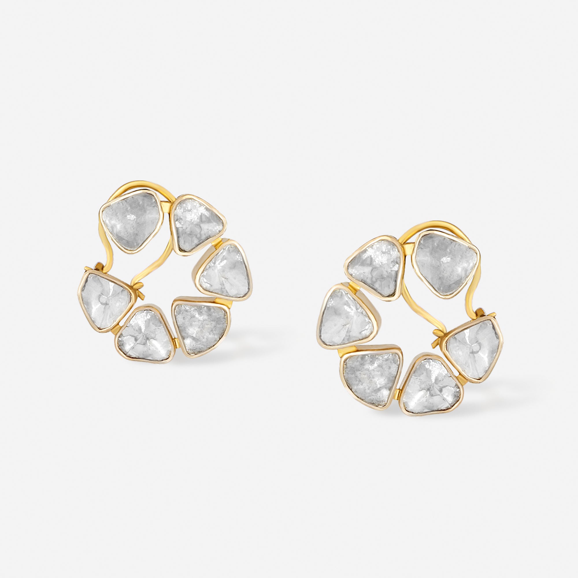 Petals Hoop Earrings