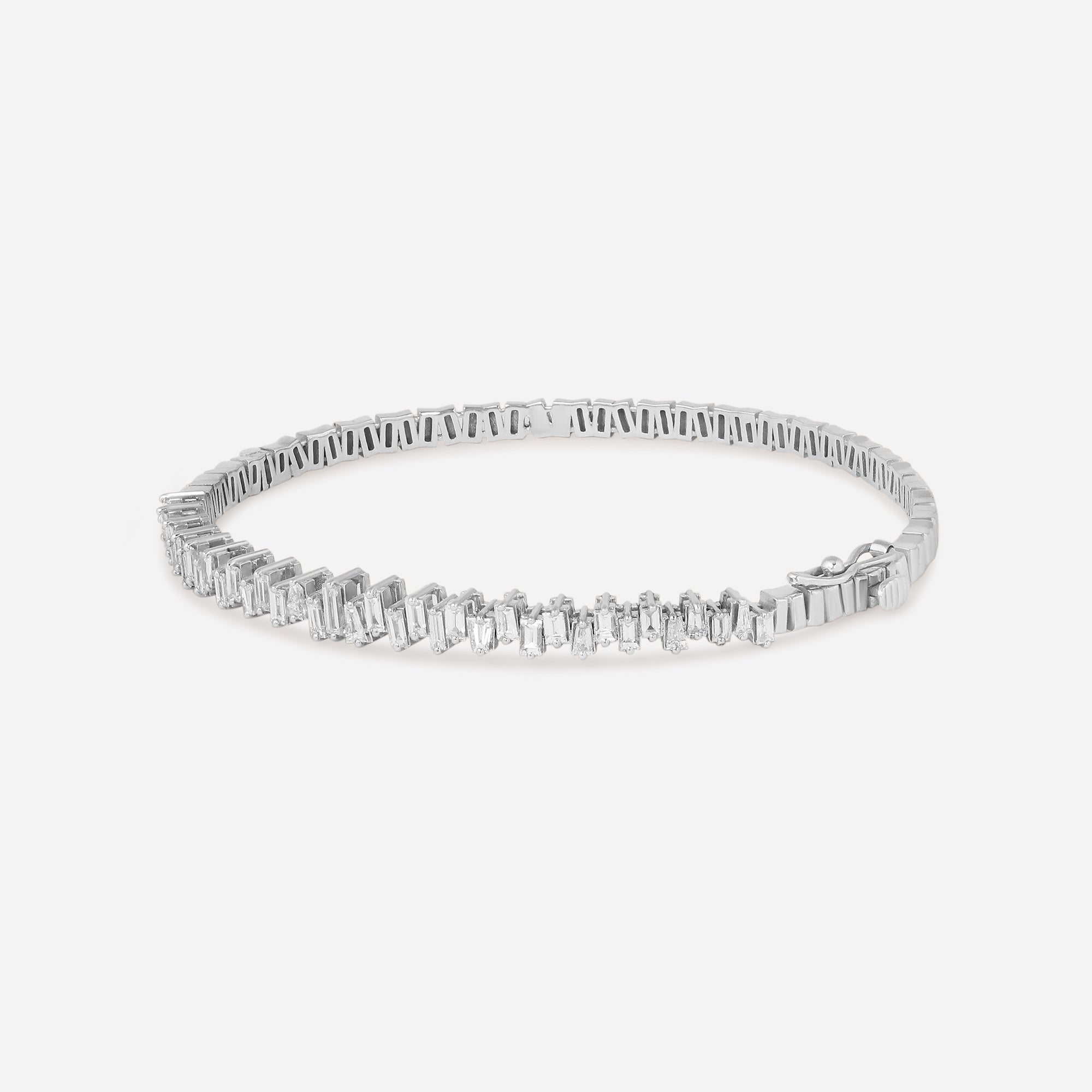 Crystal Ice Diamond Bangle