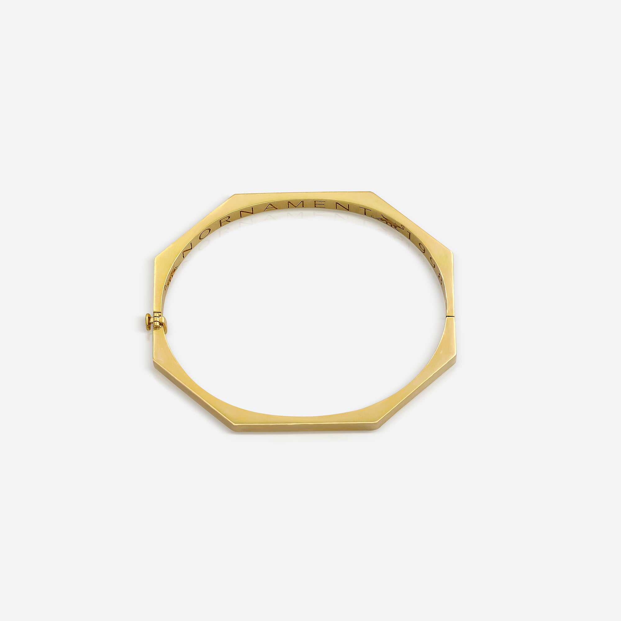 Hexa Gold Minimalist Bangle