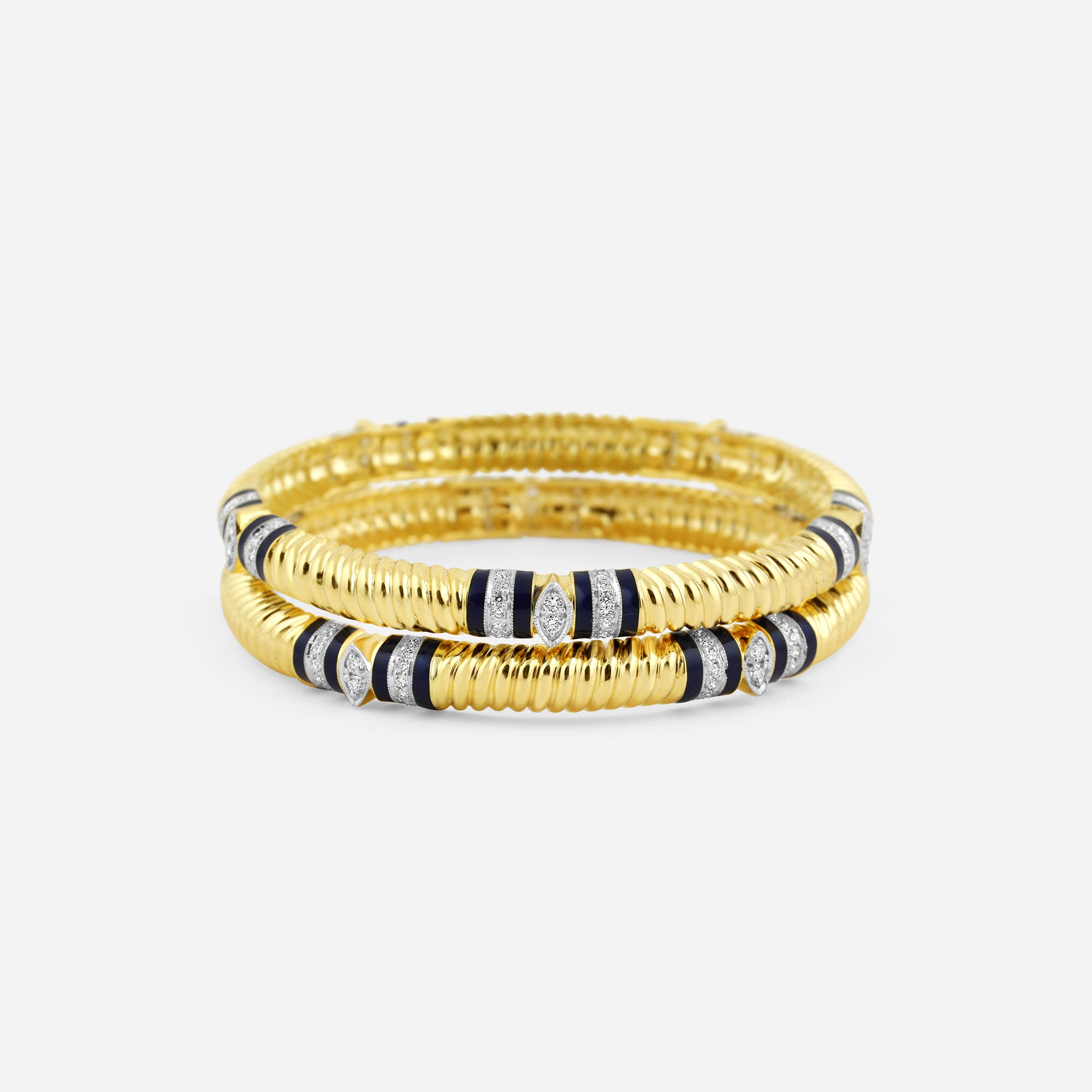 Eclipse Radiance Spiral Bangles