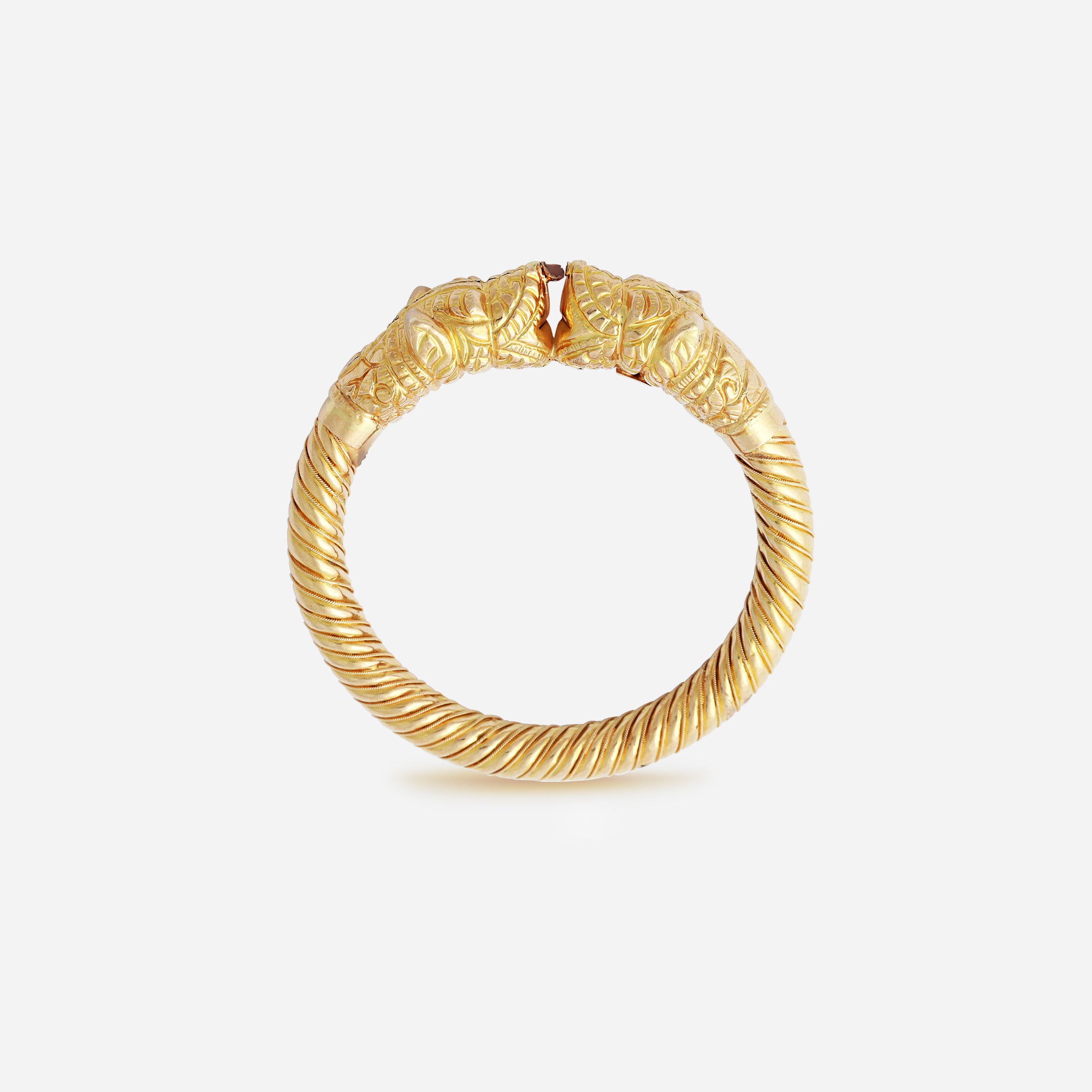 Golden Guardian Torque Bangle
