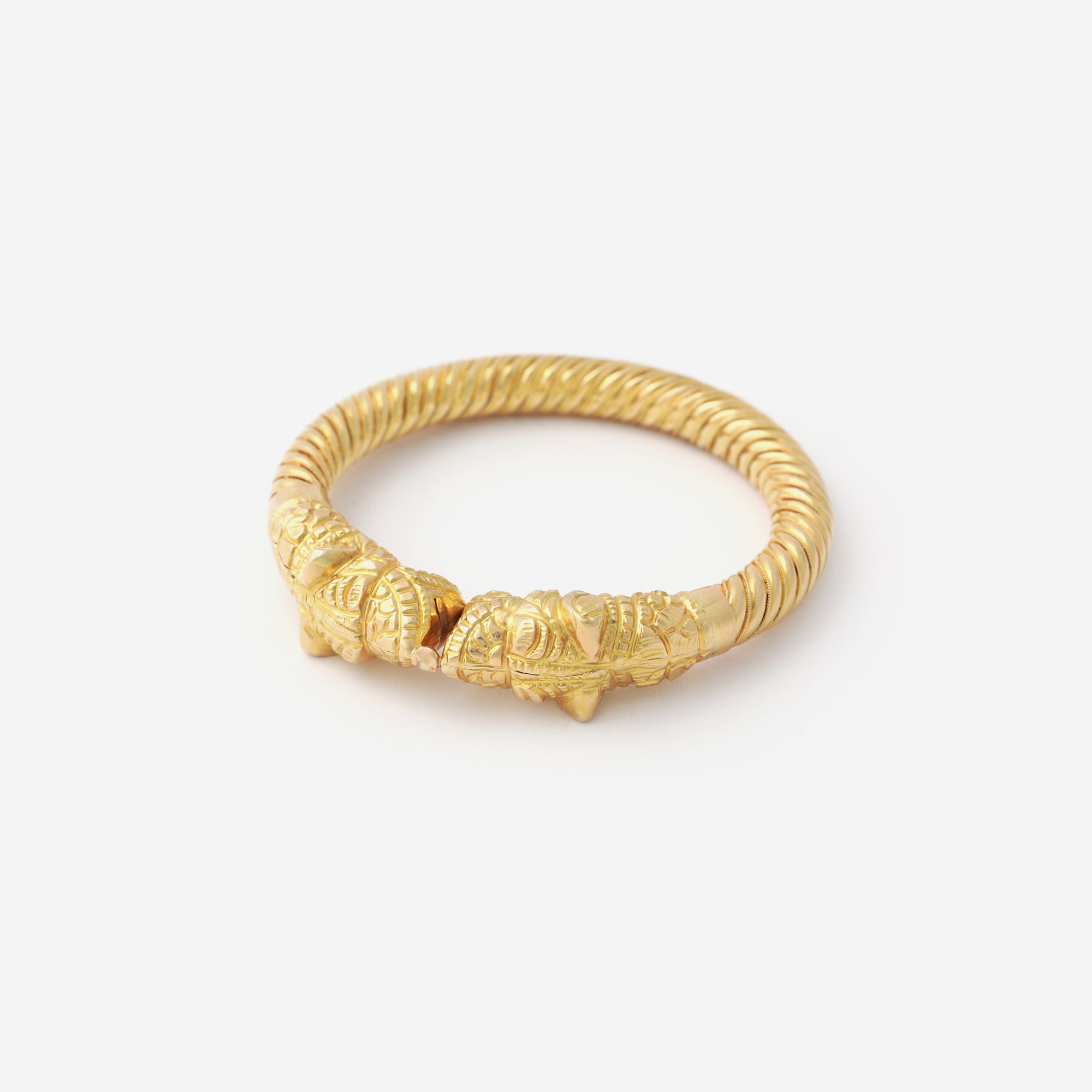 Golden Guardian Torque Bangle
