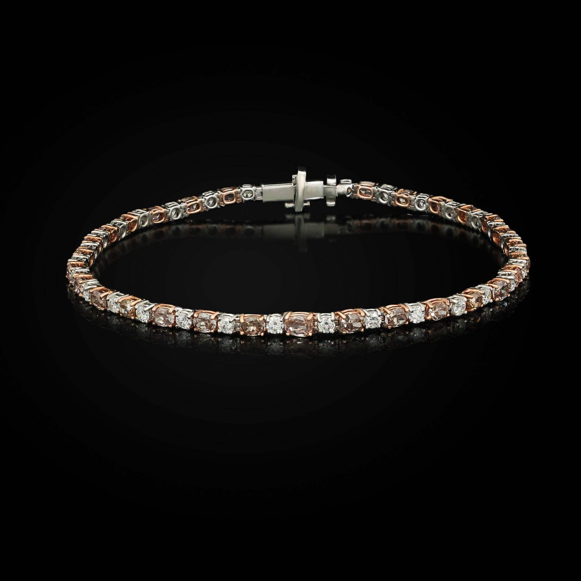 Rose Radiance Tennis Bracelet