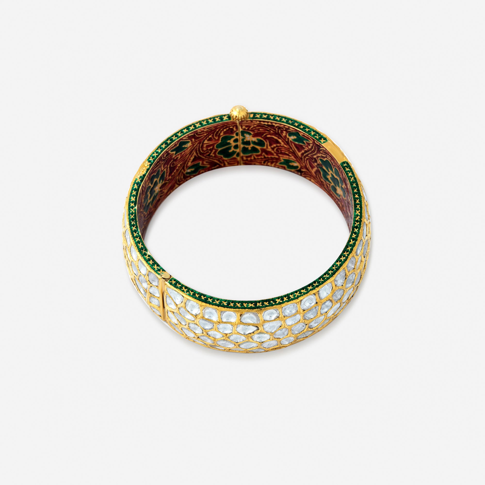 Mehreen Kundan Enamel Bangle