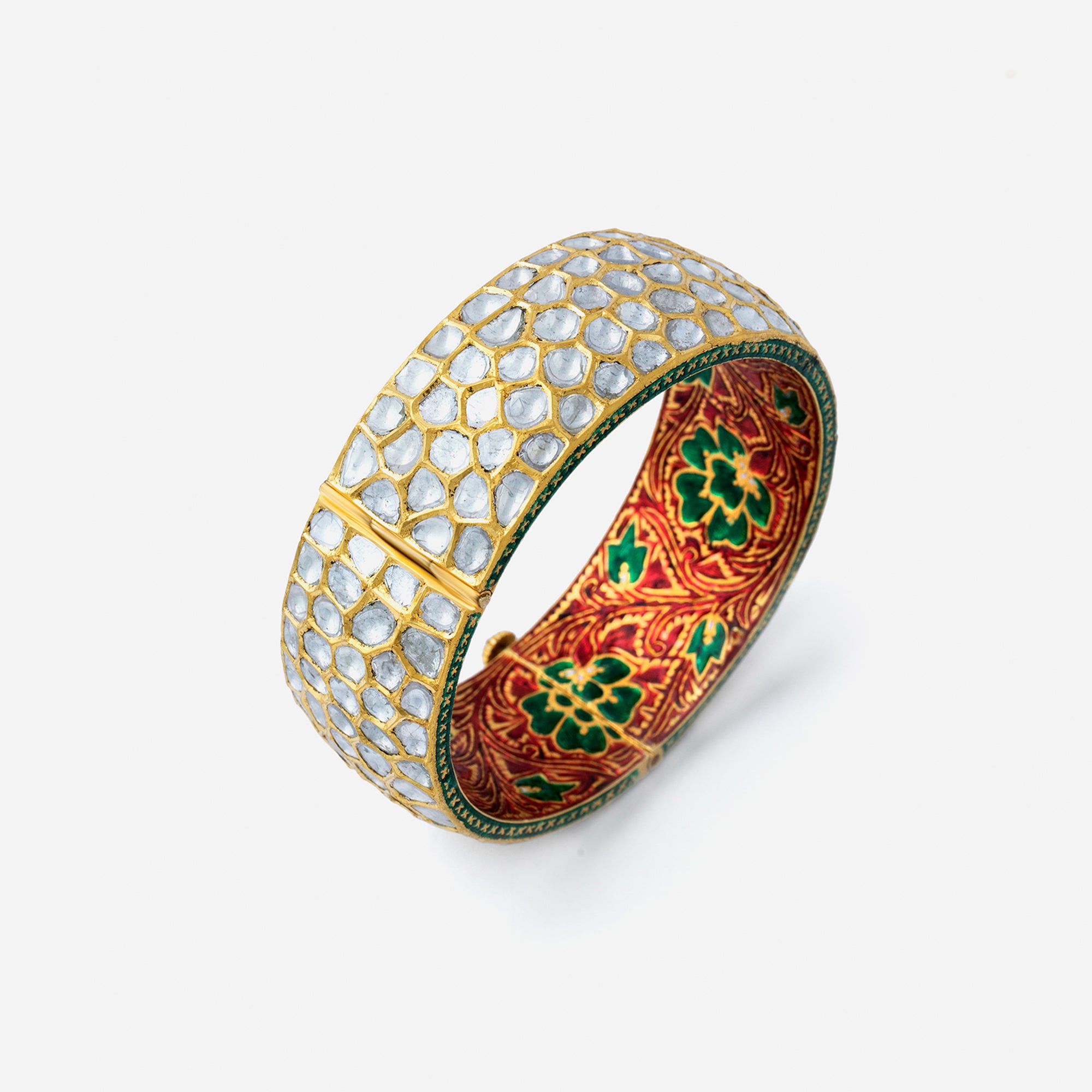 Mehreen Kundan Enamel Bangle