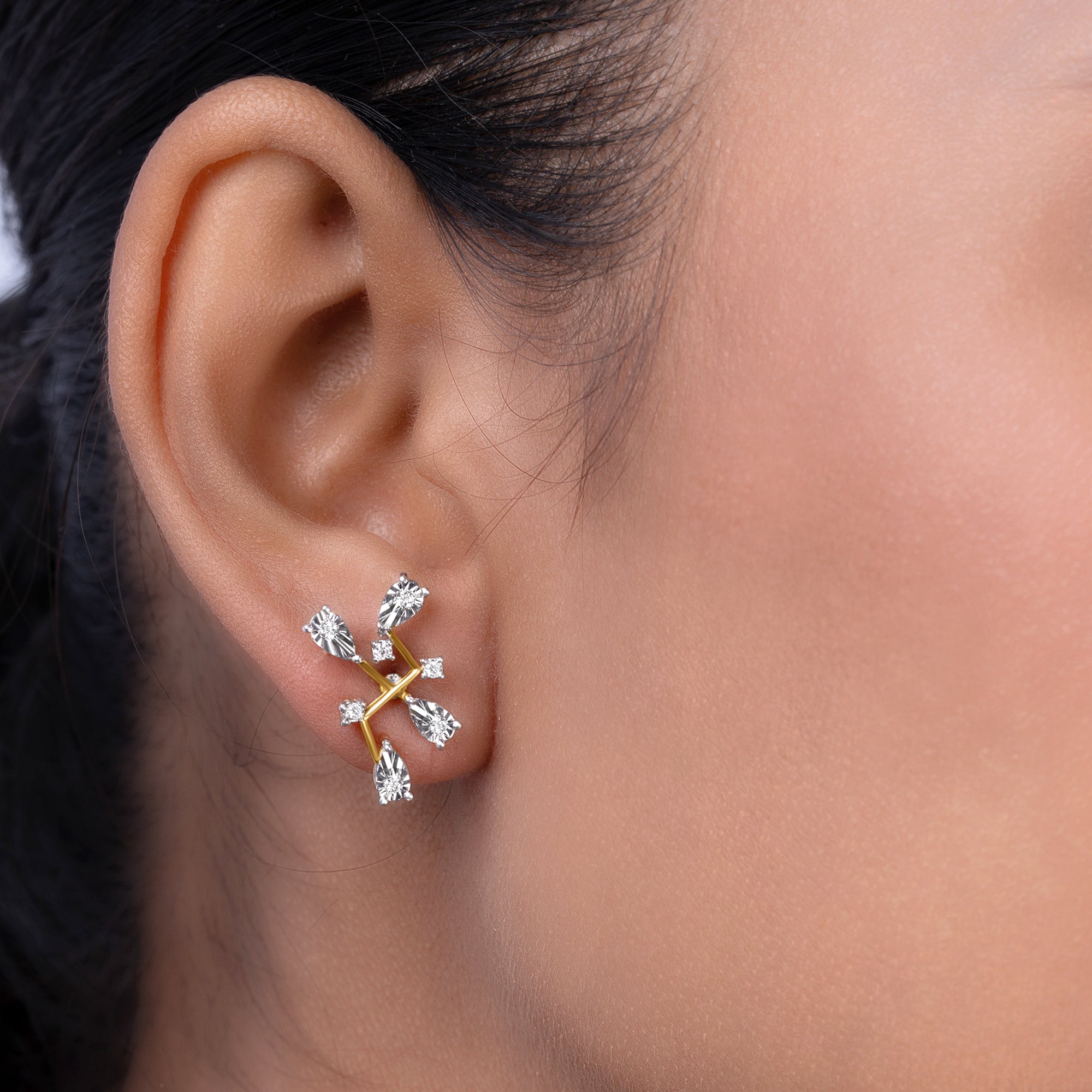 Marquise Petal Sparkle Earrings