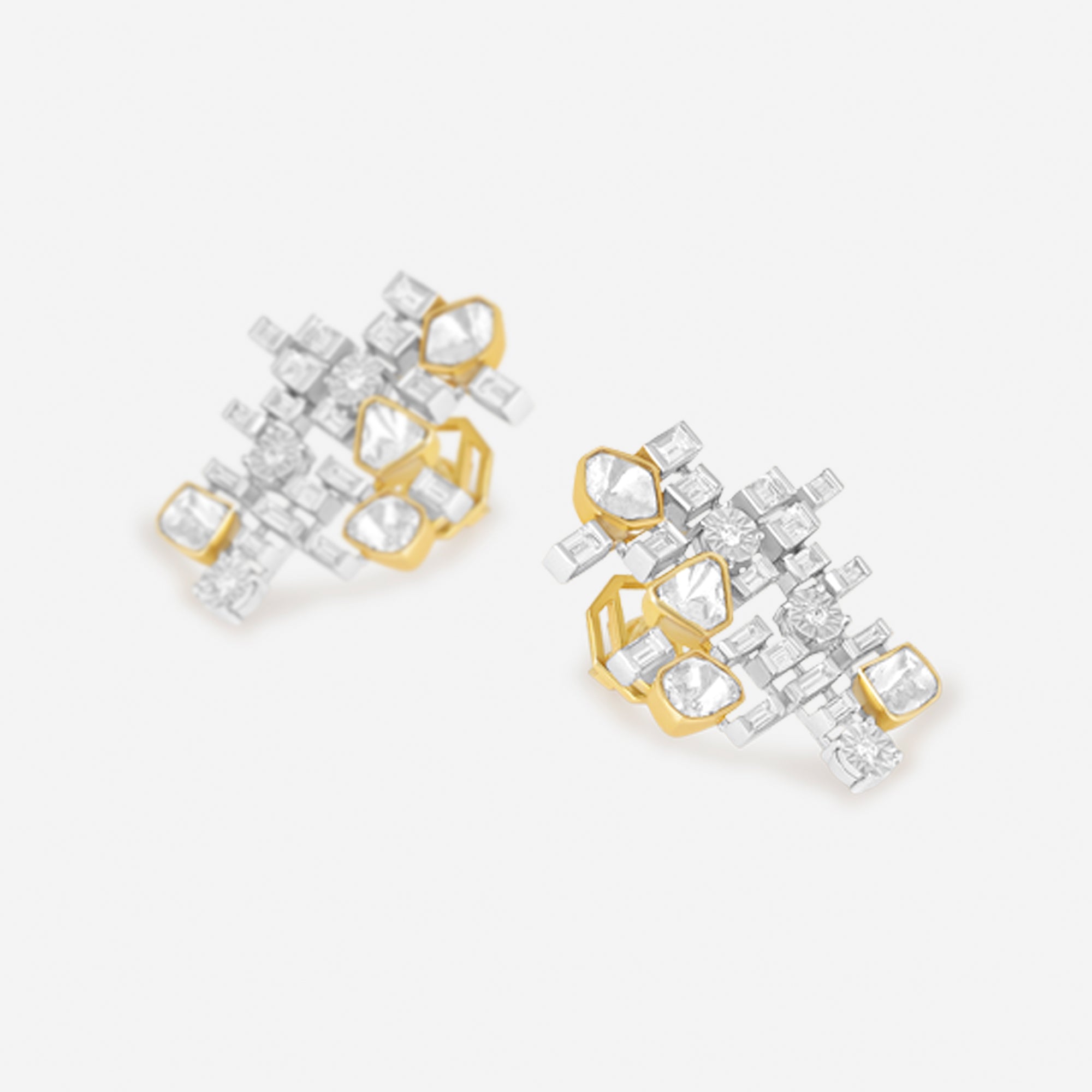 Aurora Mosaic Diamond Earrings