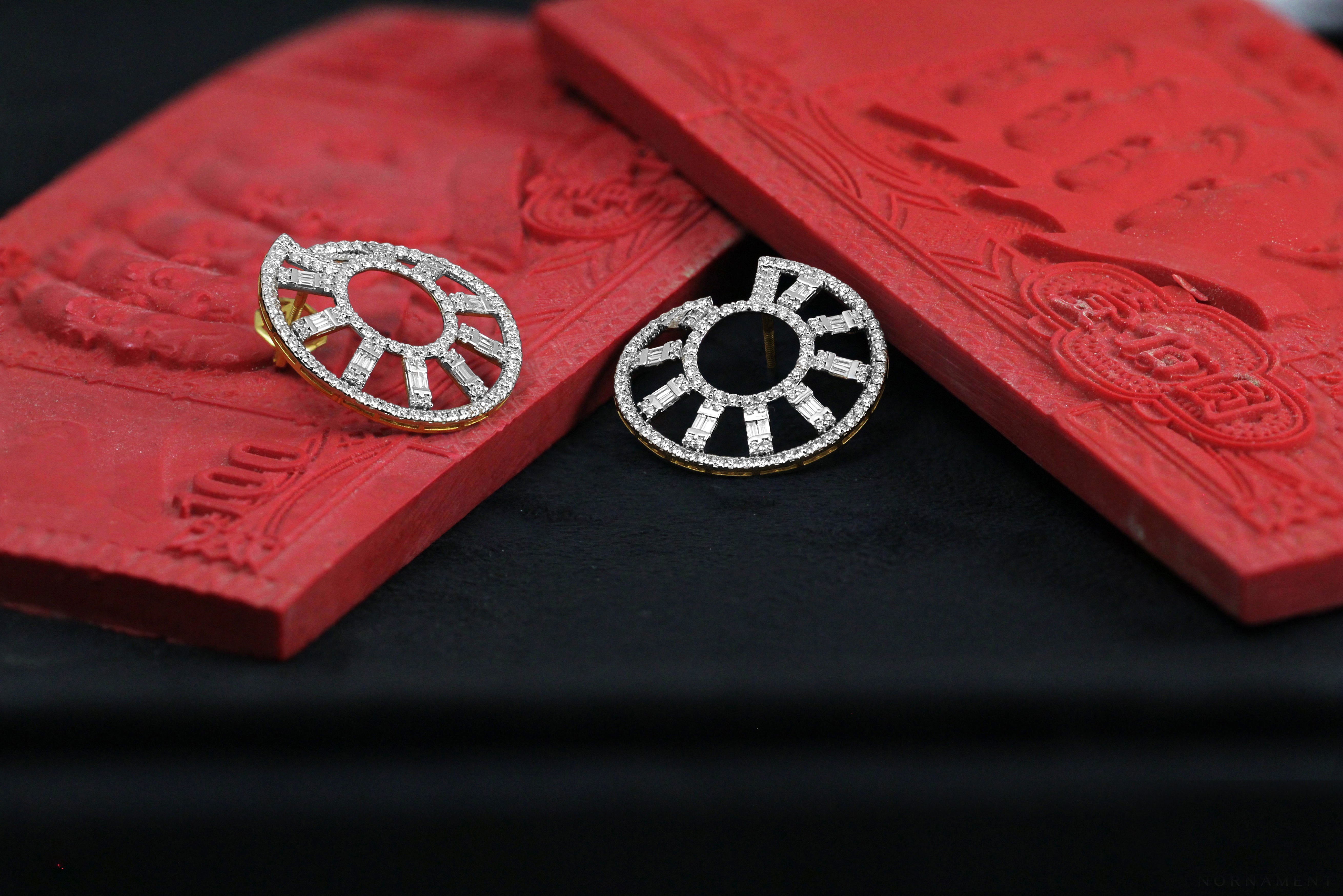 Celestial Horizon Diamond Earrings