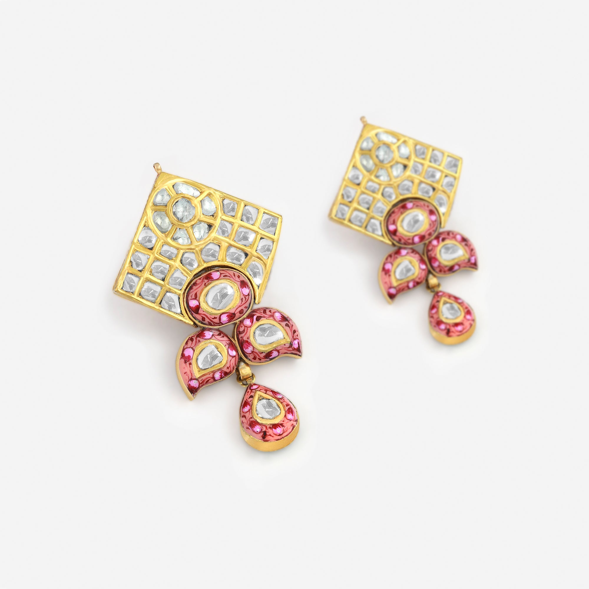 NereïDa Gulmohar Mosaic Earrings