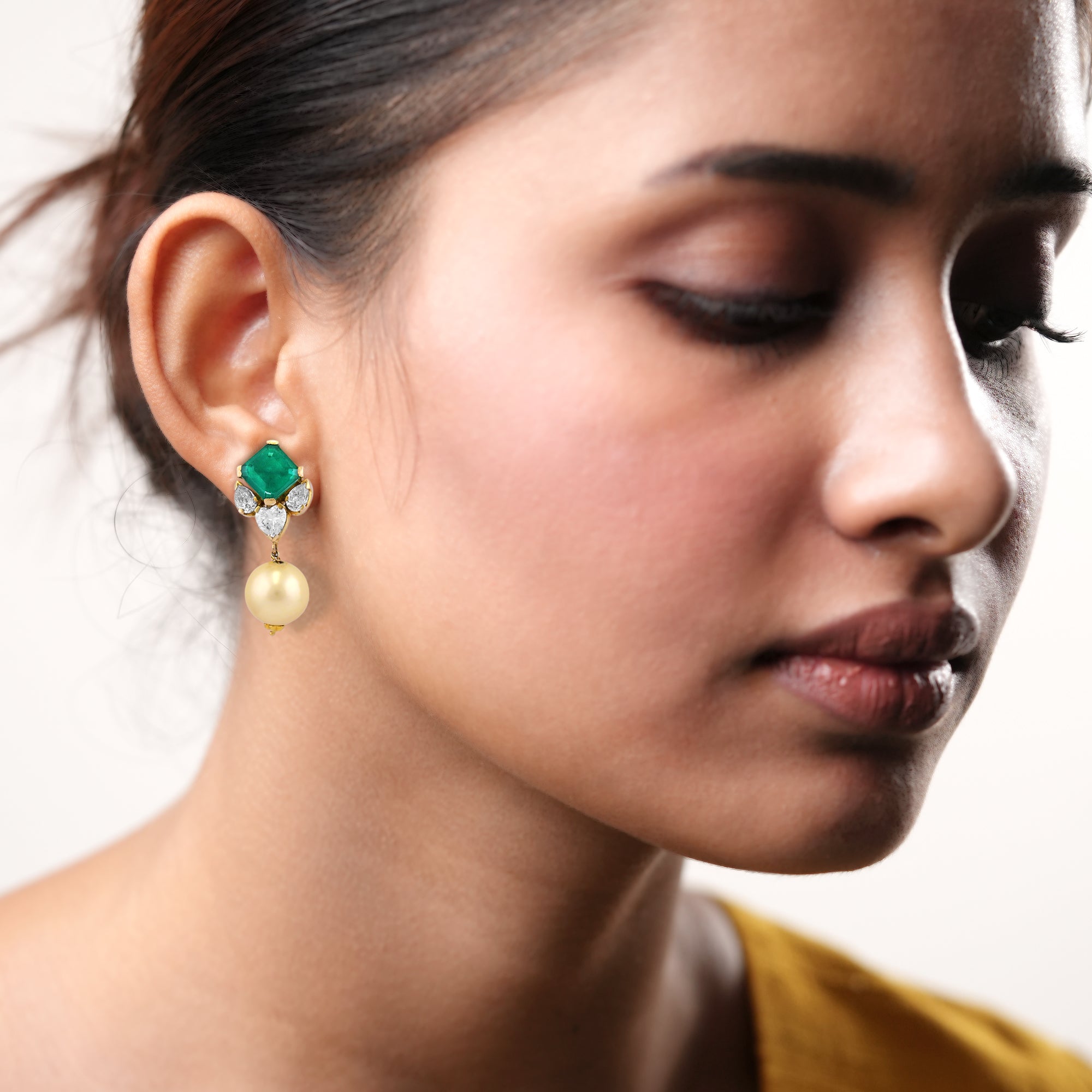 Emerald Elegance Studs