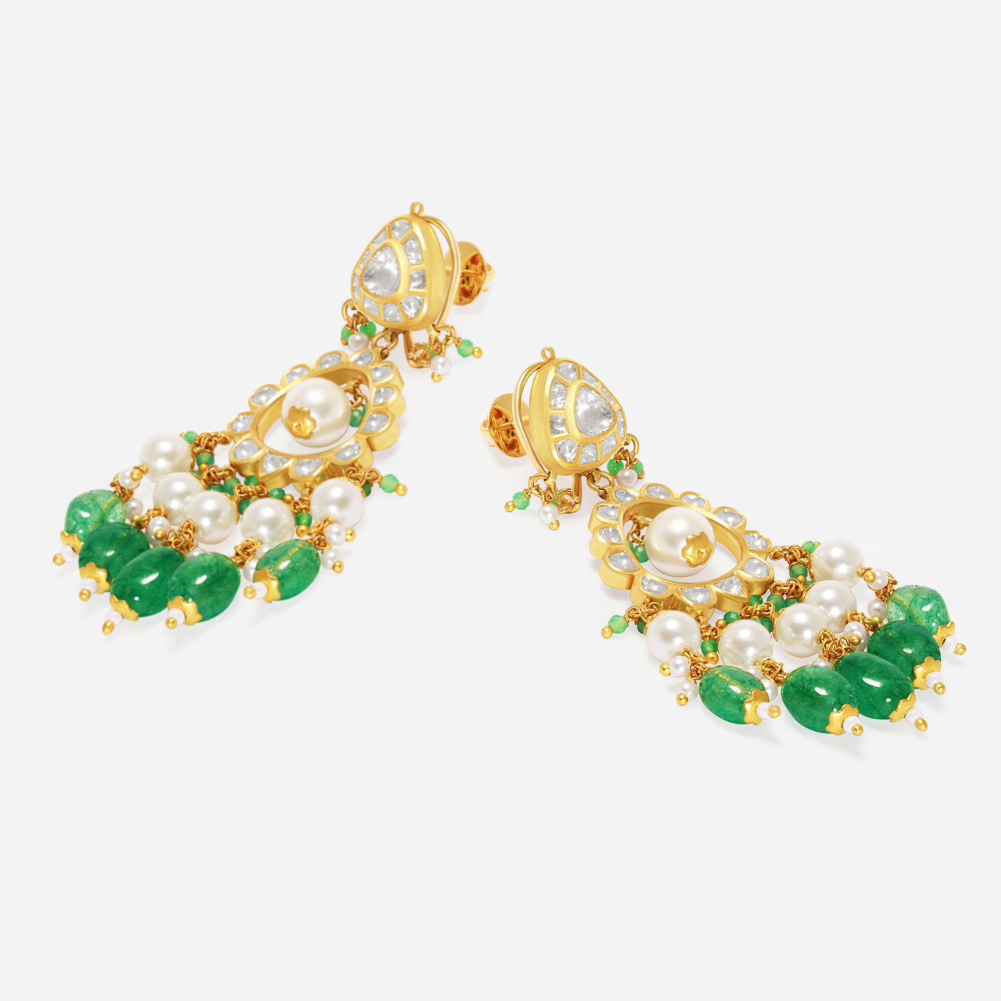 Dewdrop Polki Earrings