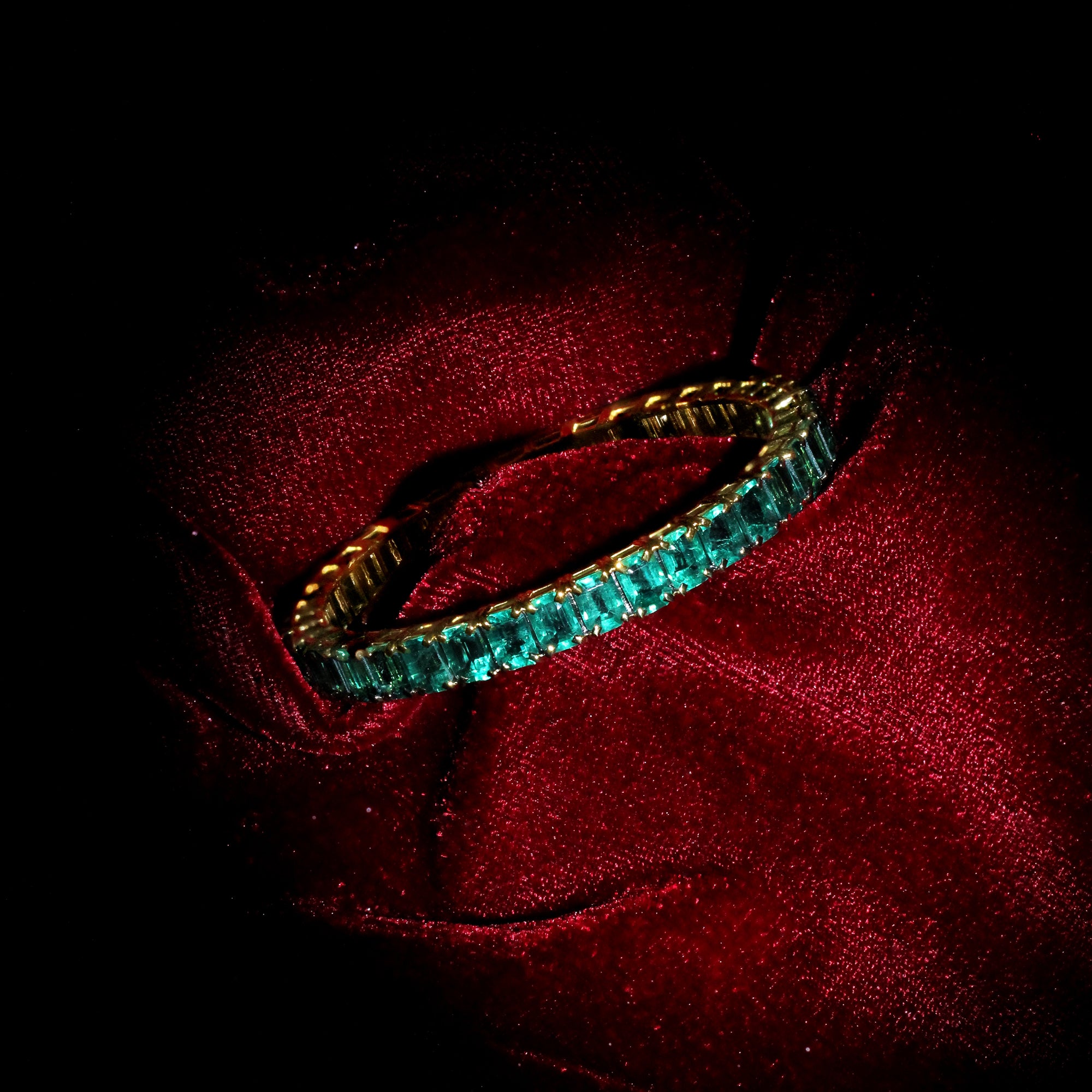 Esmera Emerald Line Bangle