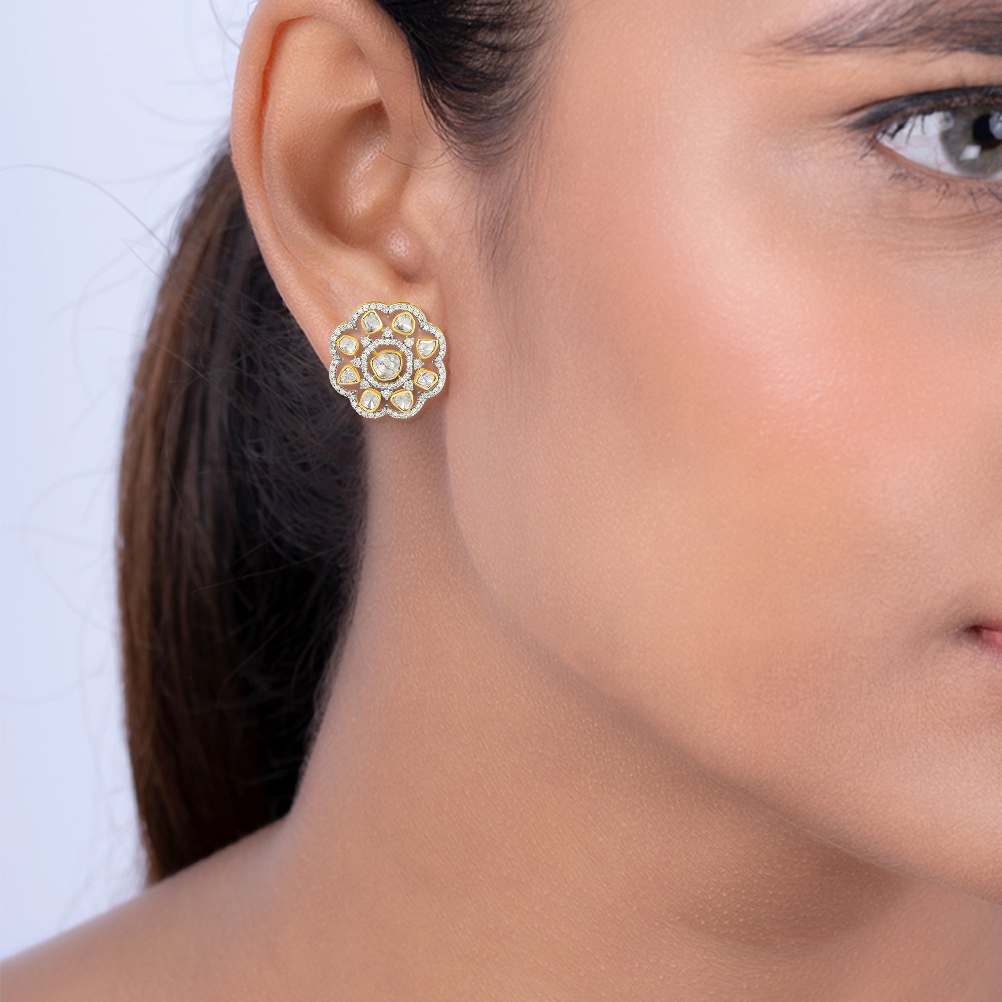 Rosette Grace Studs