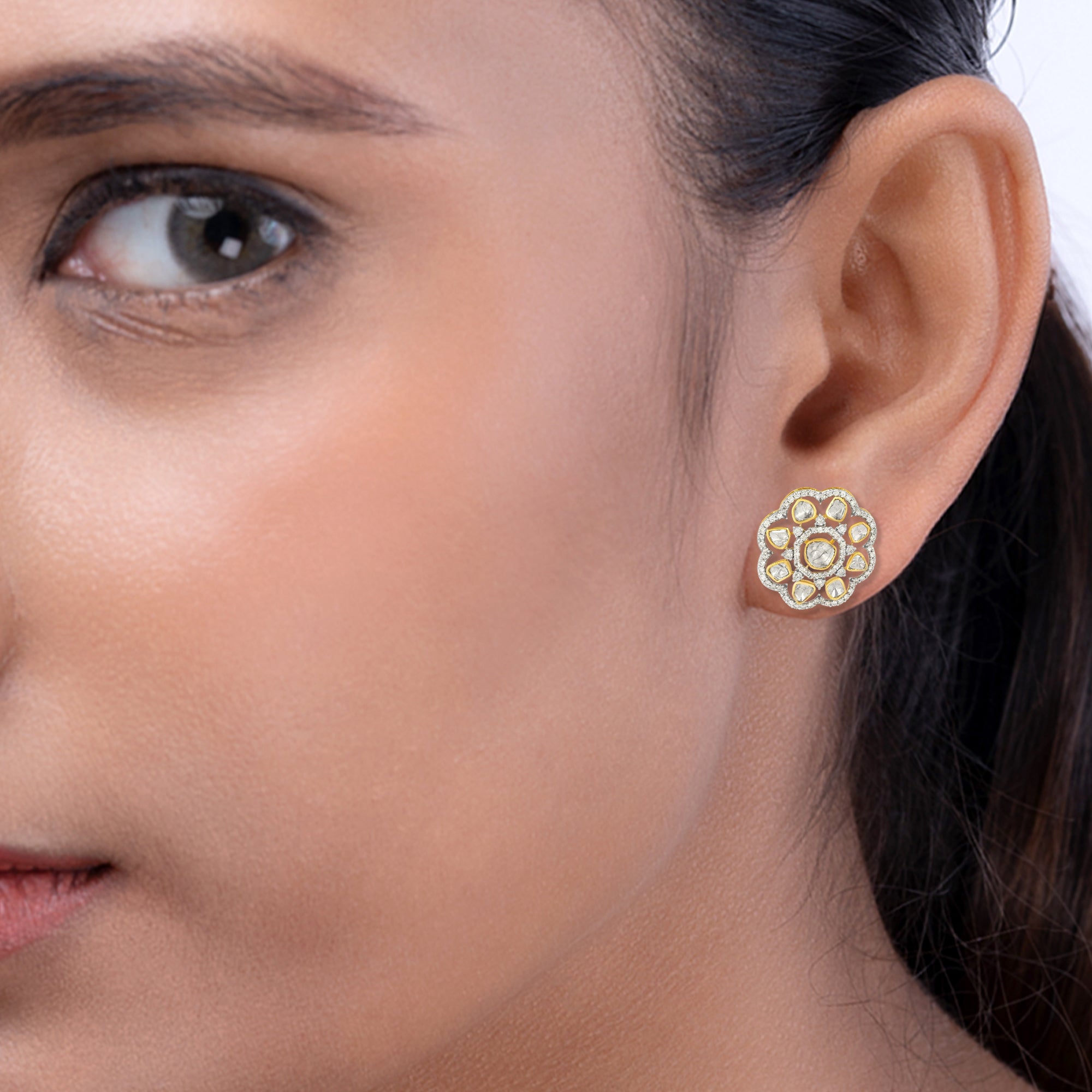 Rosette Grace Studs