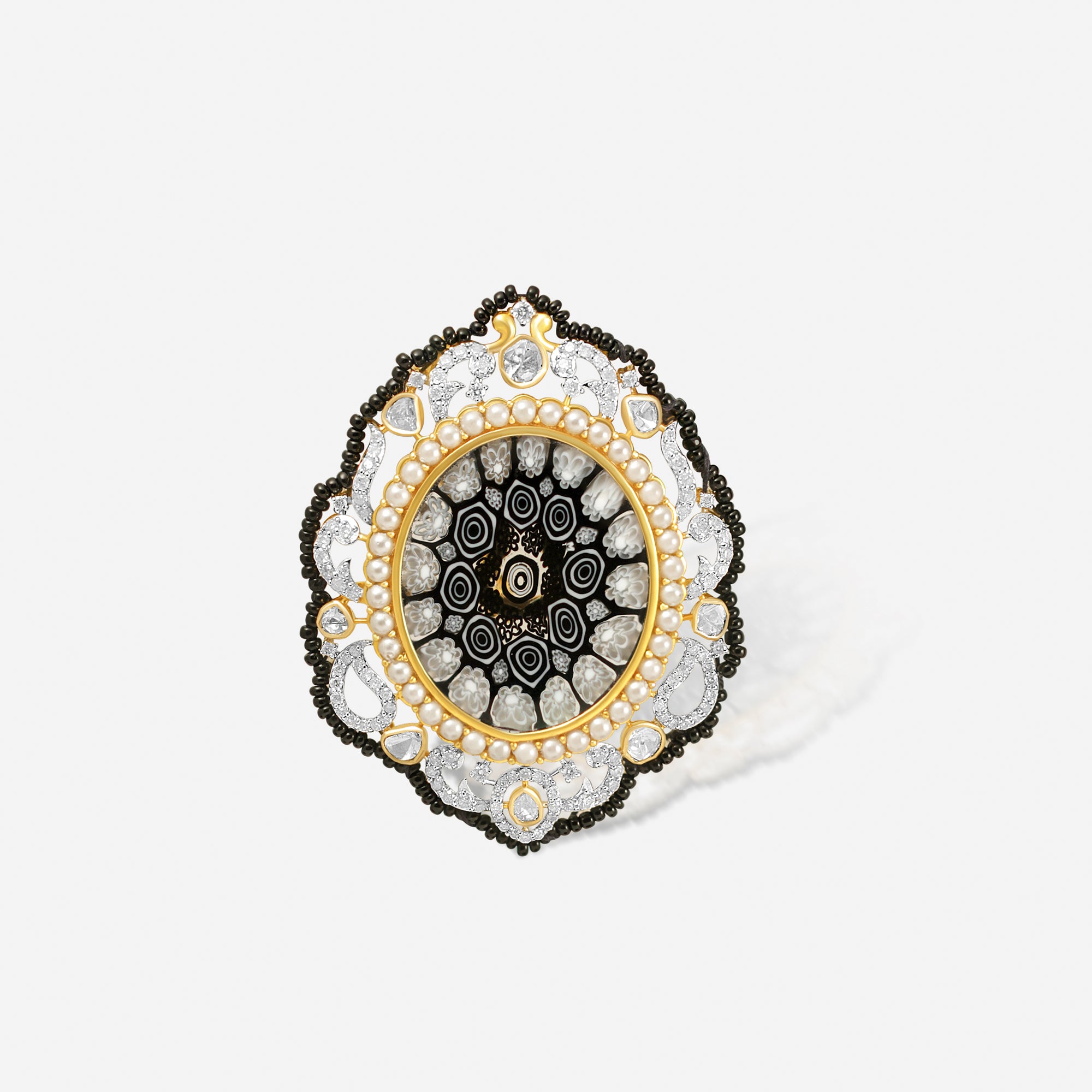 NoorElira Ornate Frame Pendant