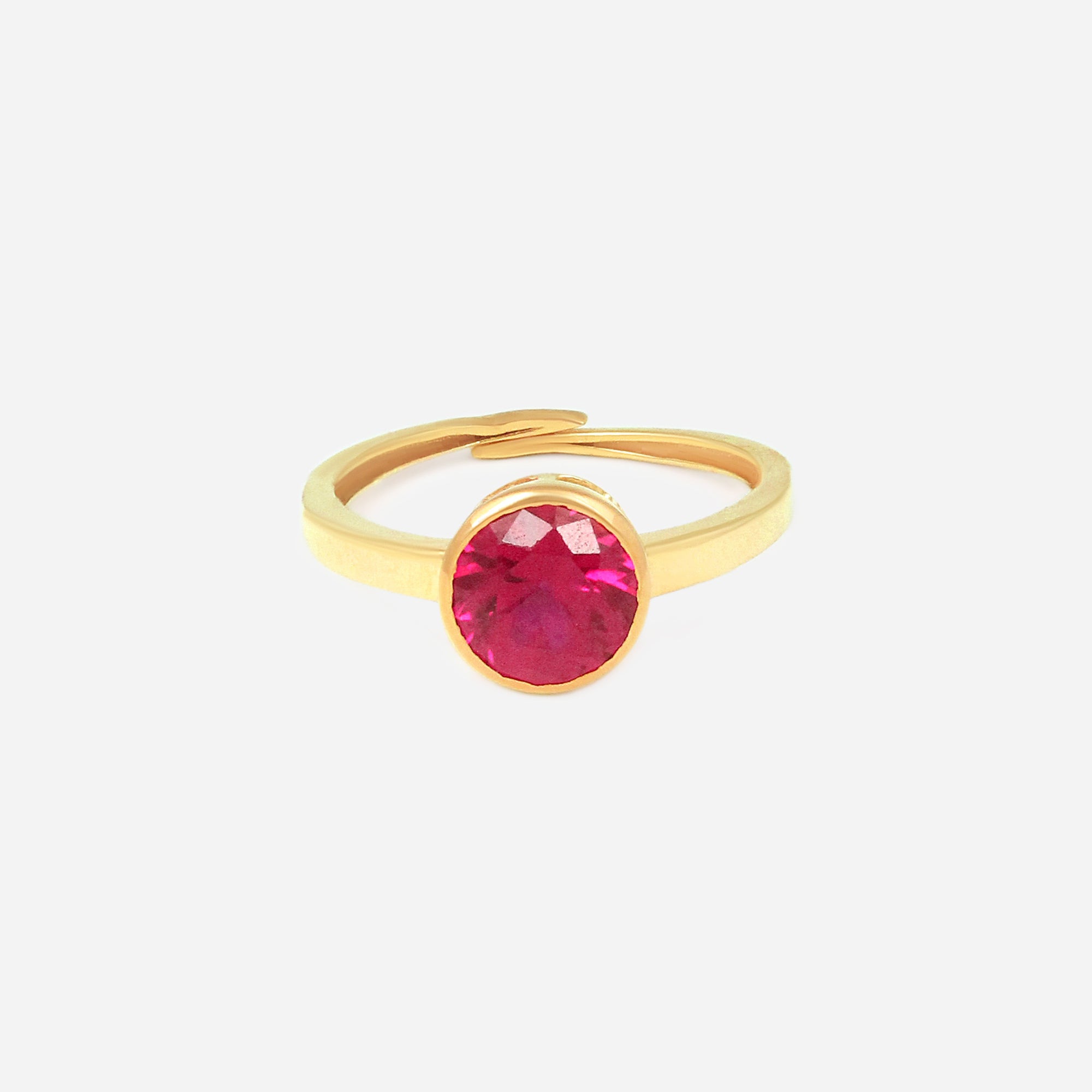 Ruby Halo Ring