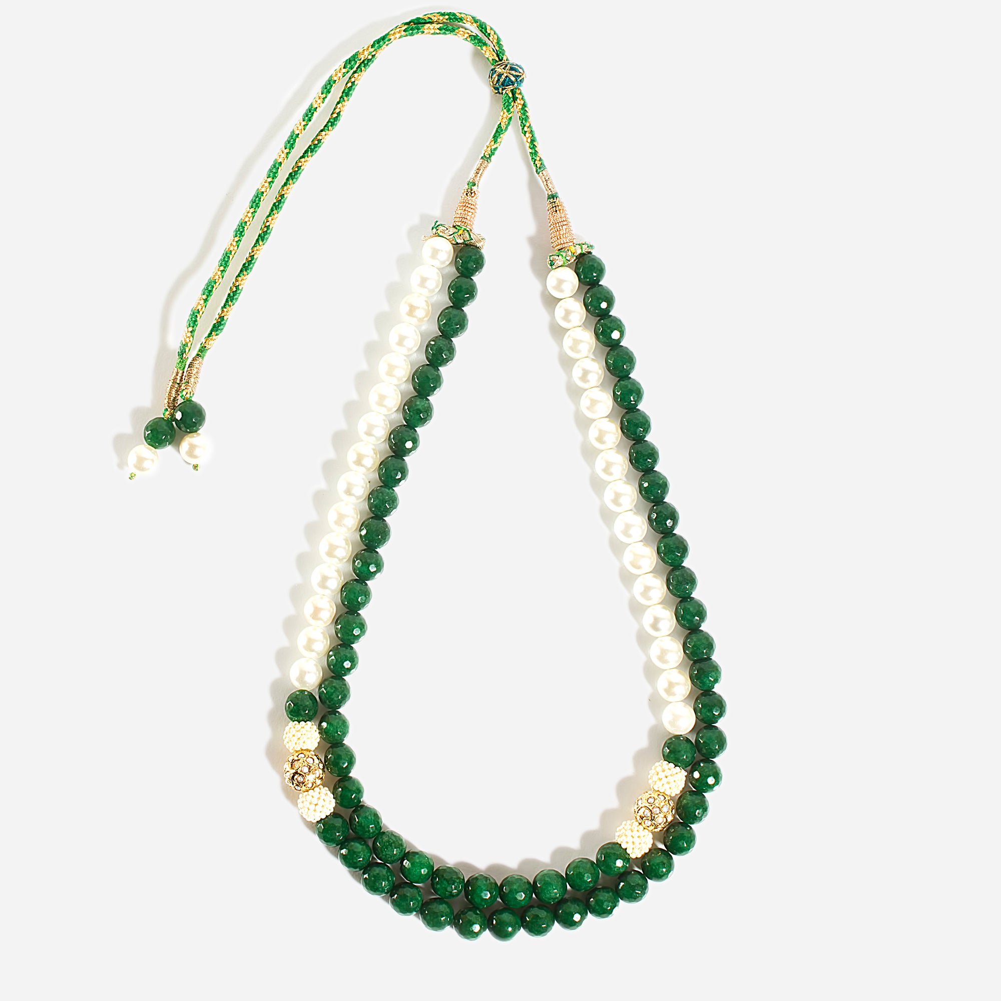 Green Golden Faceted