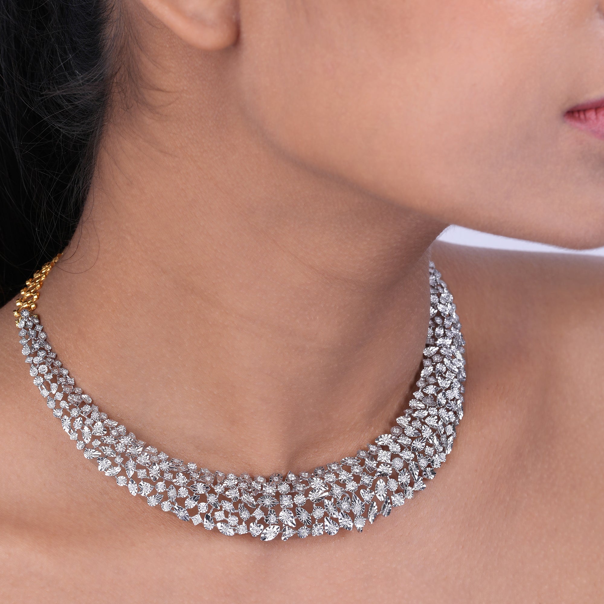 Celestial Sparkle Diamond Necklace