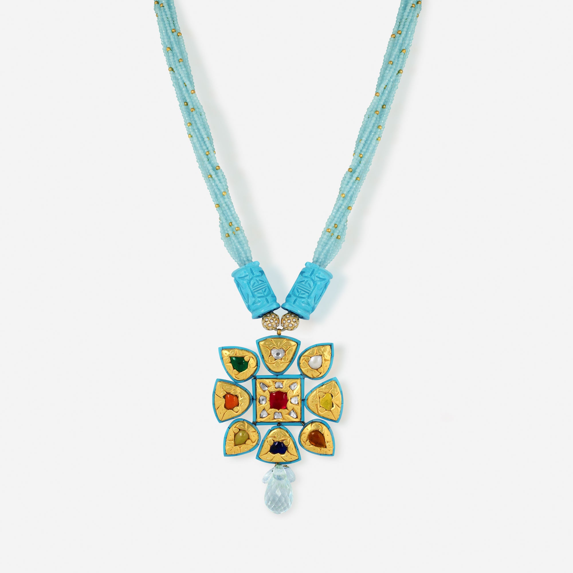 Navaratna Azure Necklace