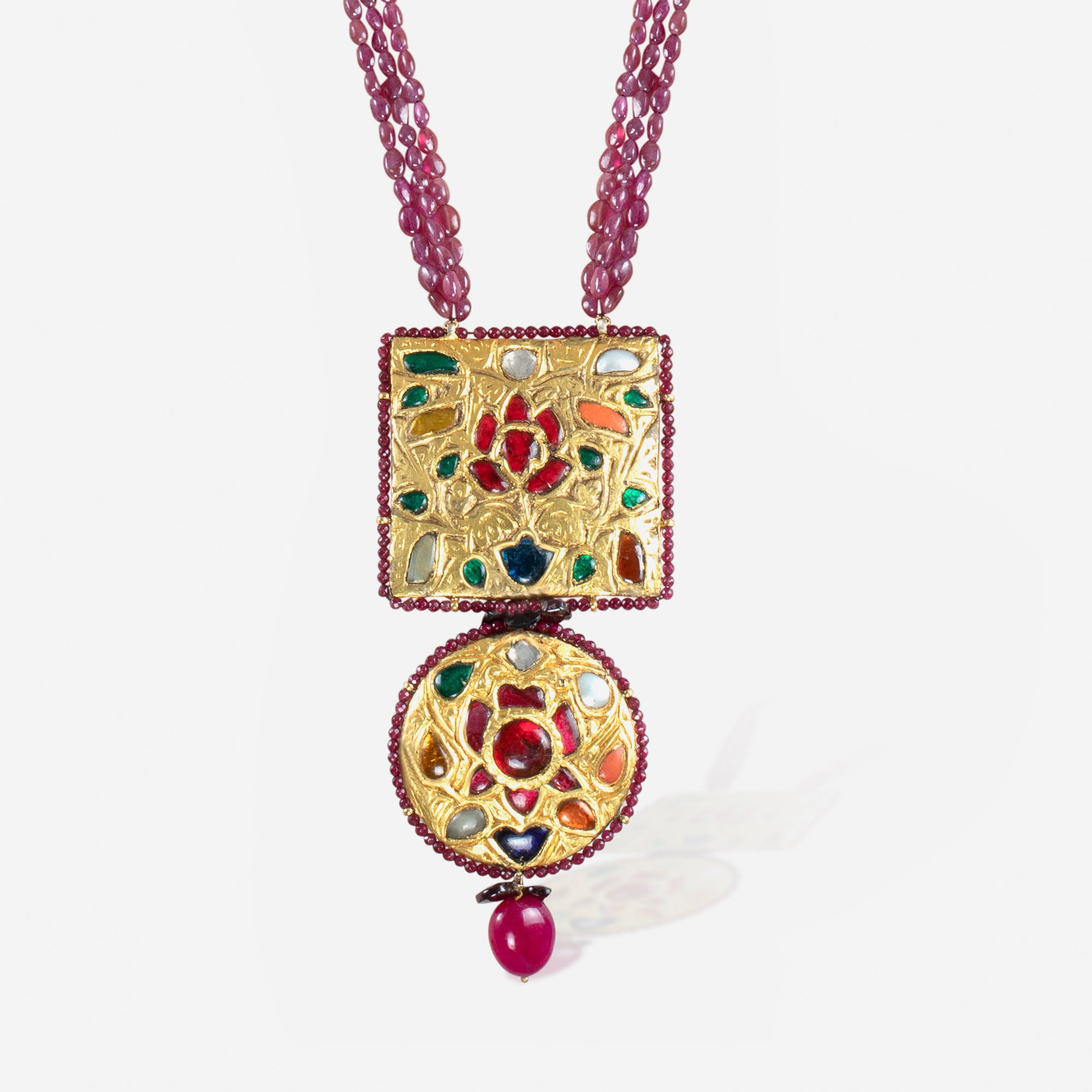 Navratna Manikya Heritage Necklace