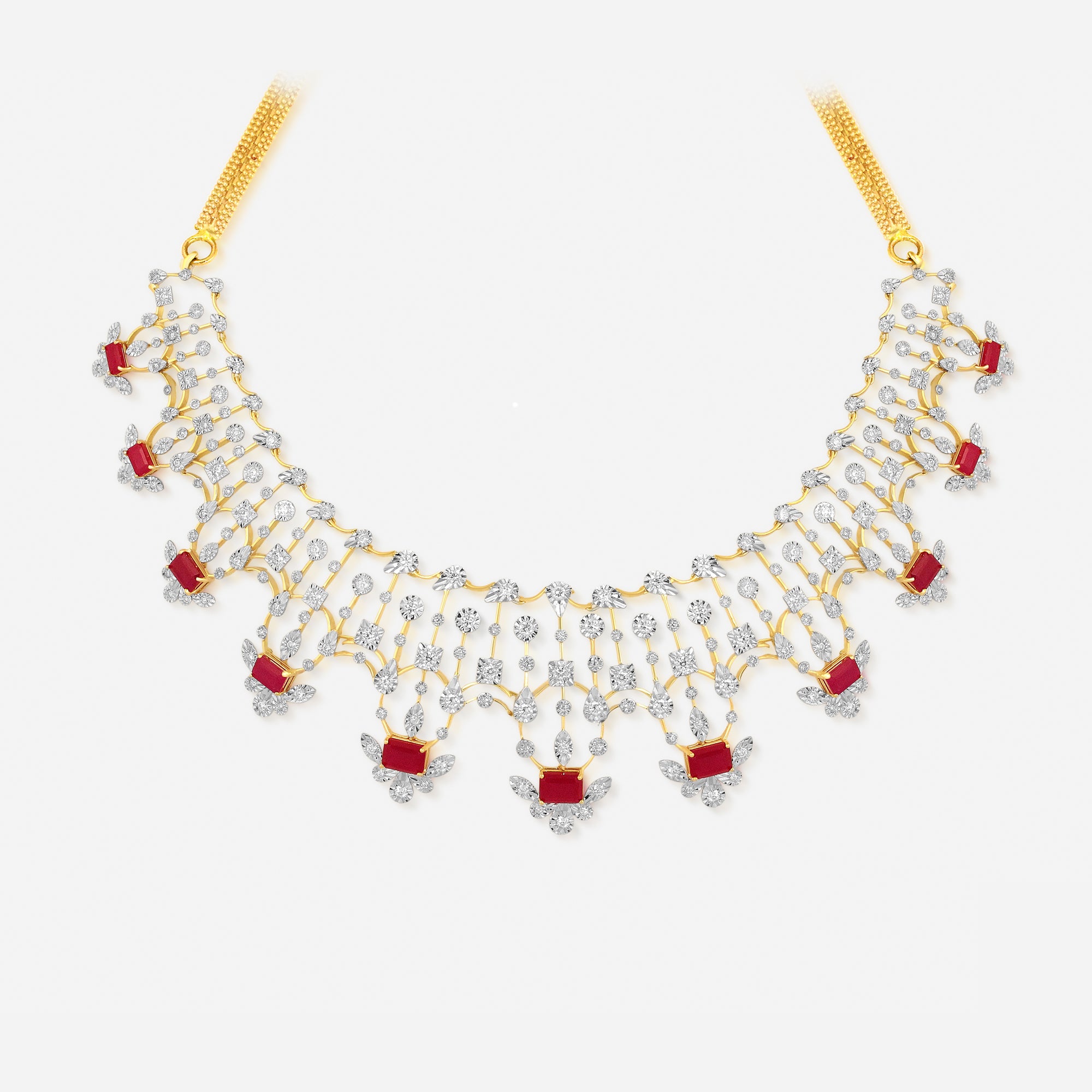 Scarlet Radiance Diamond Choker