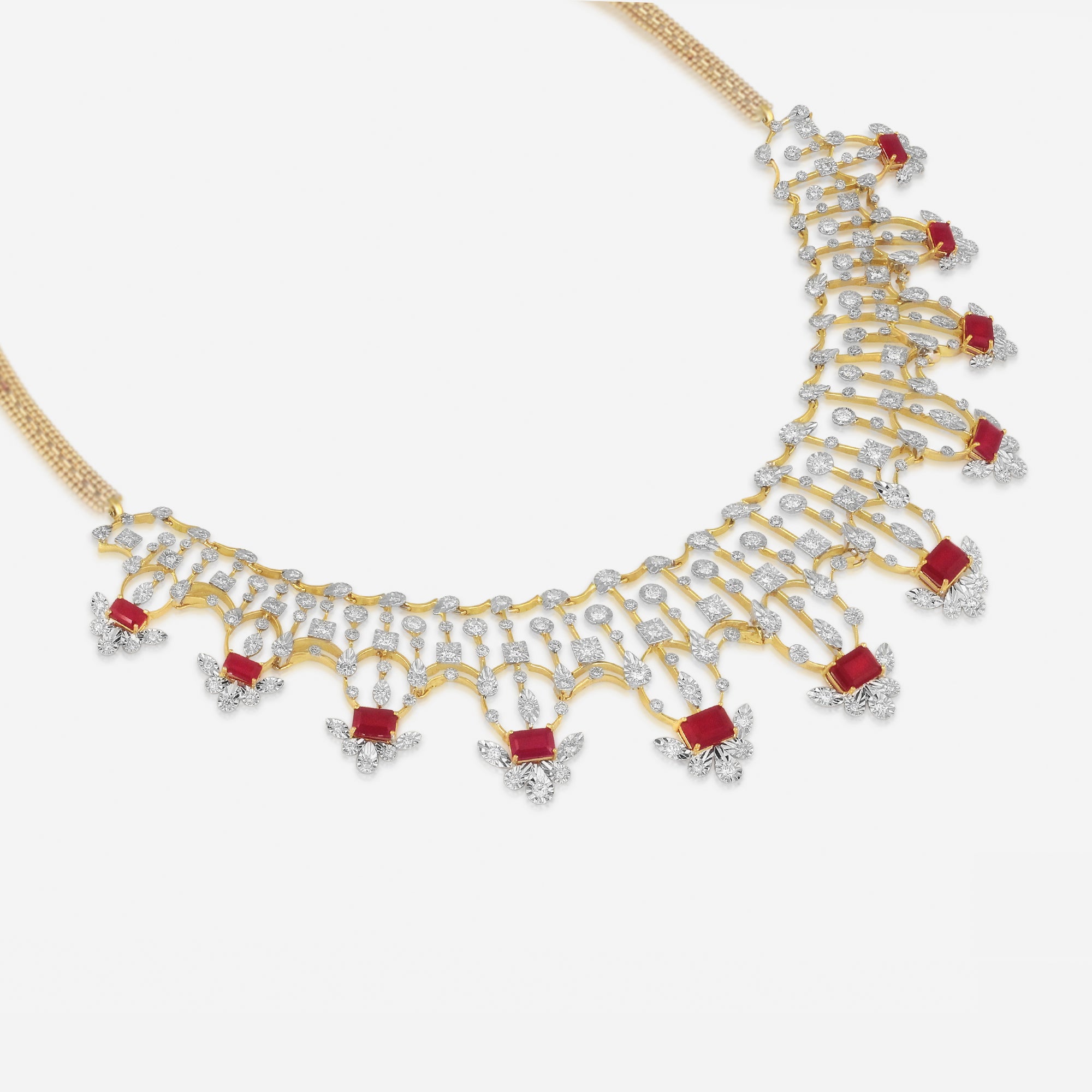 Scarlet Radiance Diamond Choker