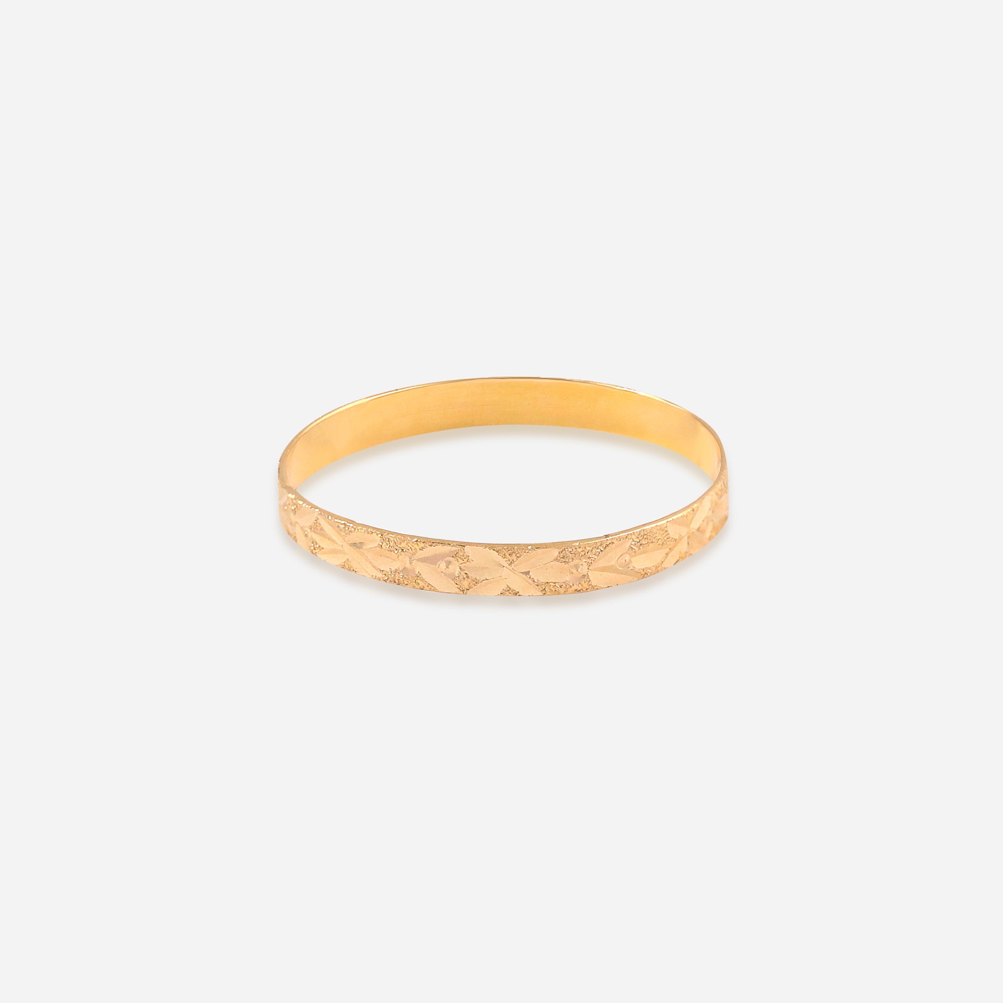 Engraved Gold Ring