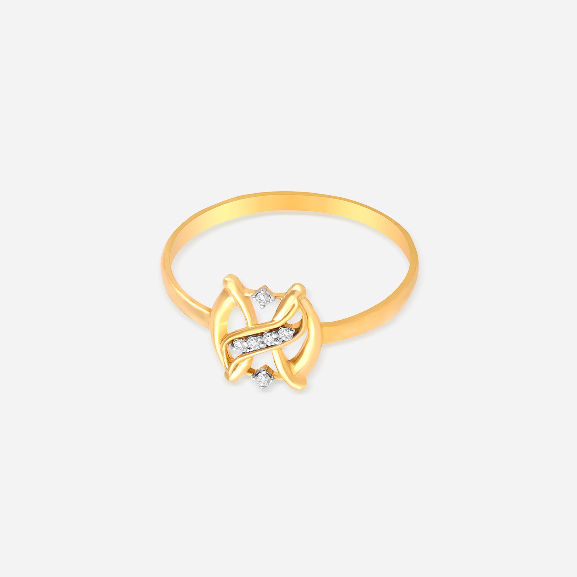Interlocked Gold Ring