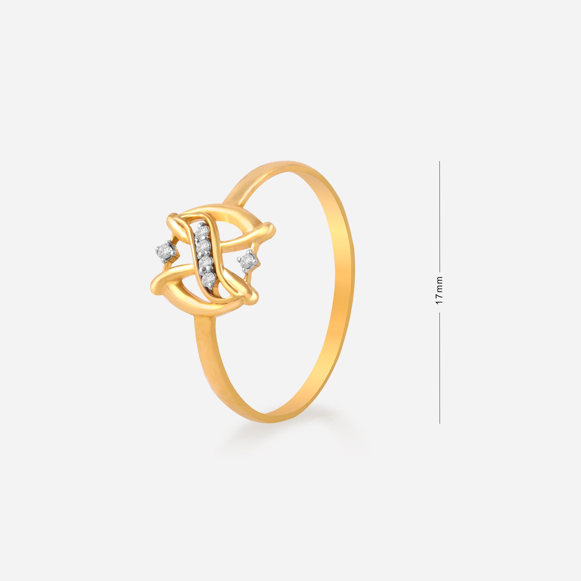 Interlocked Gold Ring