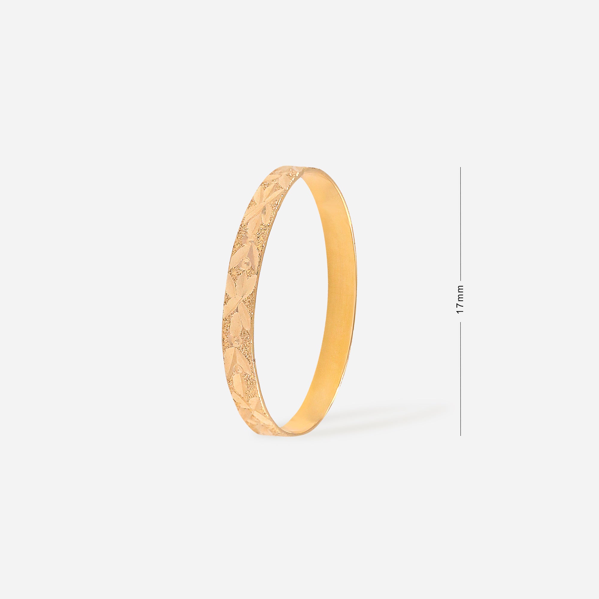 Engraved Gold Ring