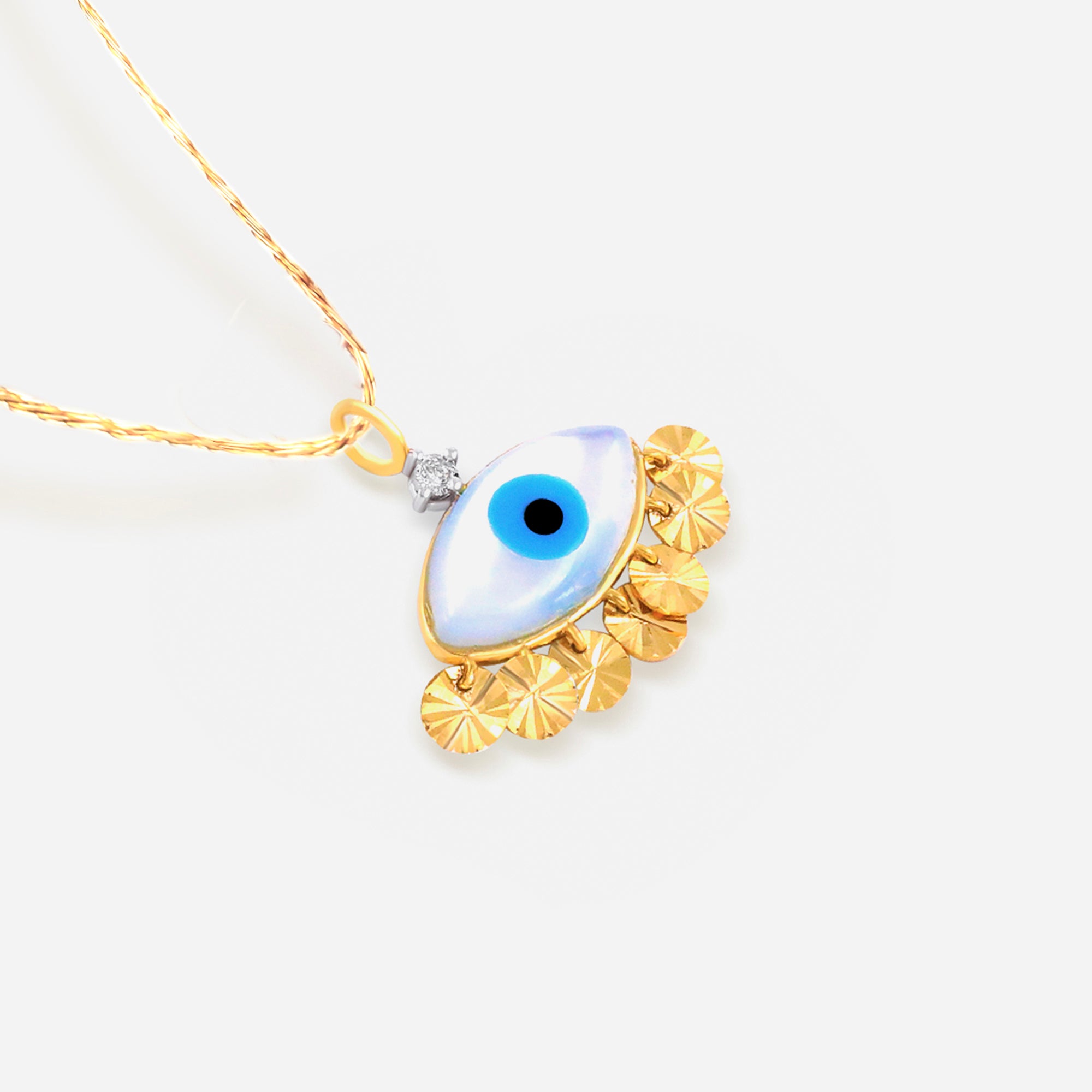 Evil Eye Diamond Pendant