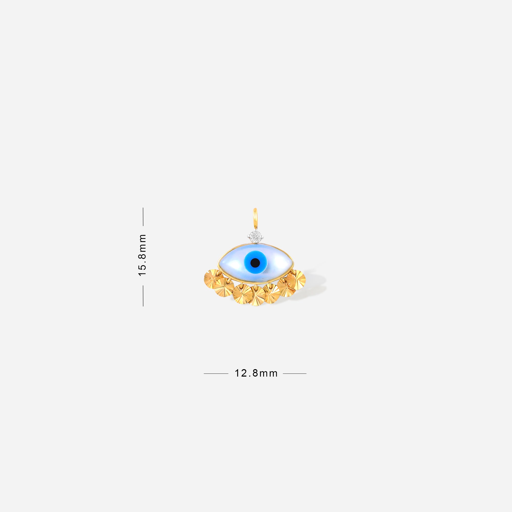 Evil Eye Diamond Pendant