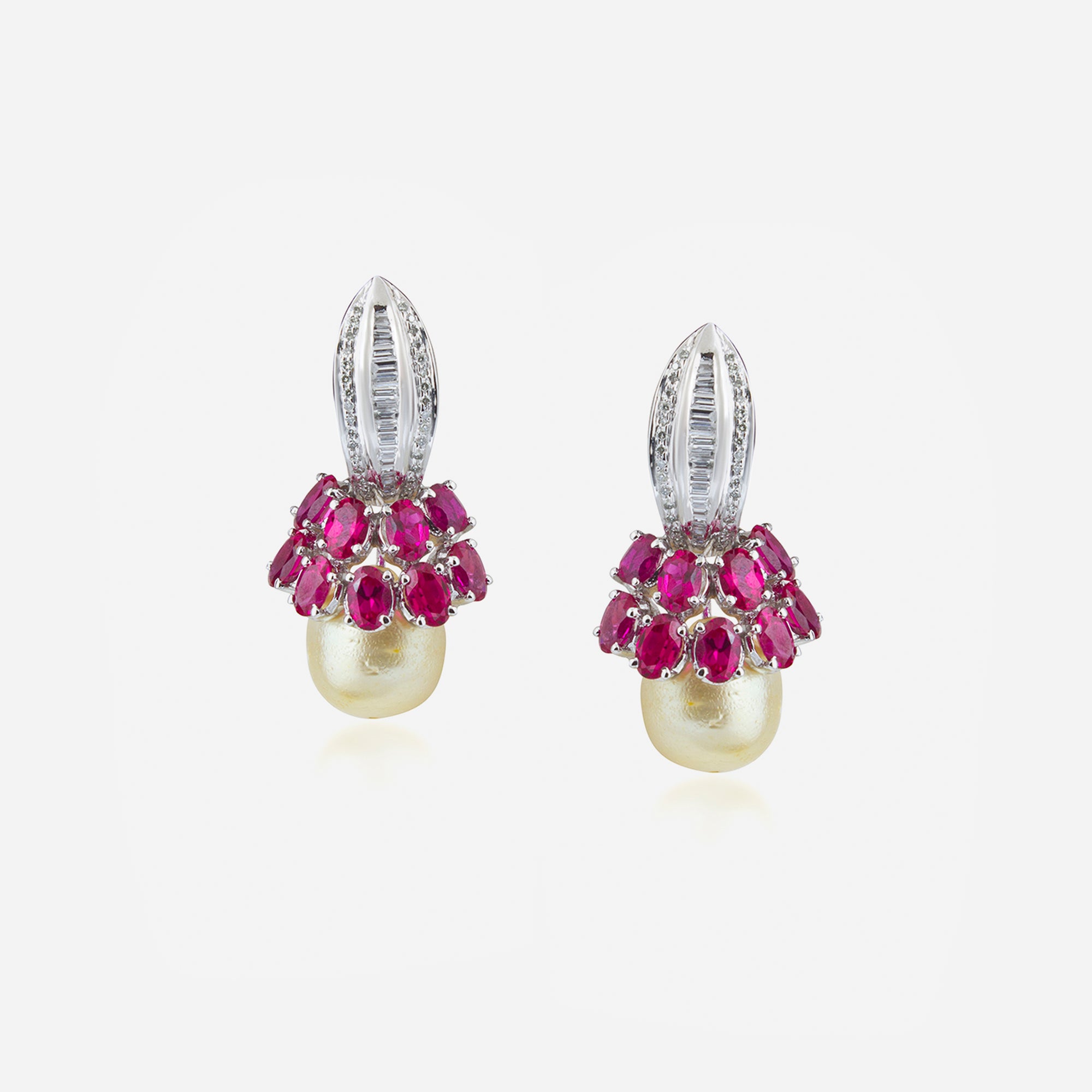 Scarlet Bloom Heritage Earrings