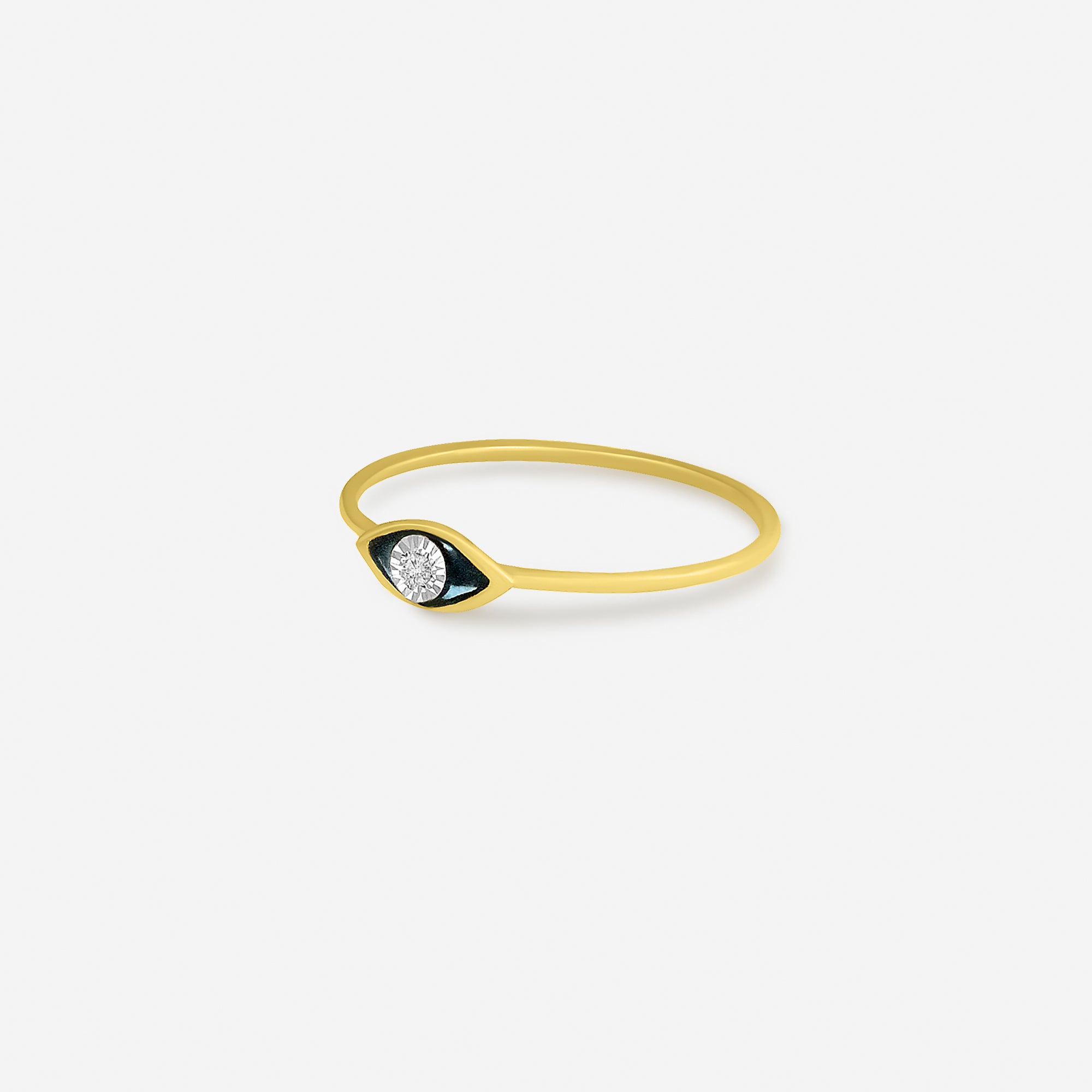 Midnight Marquise Diamond Ring