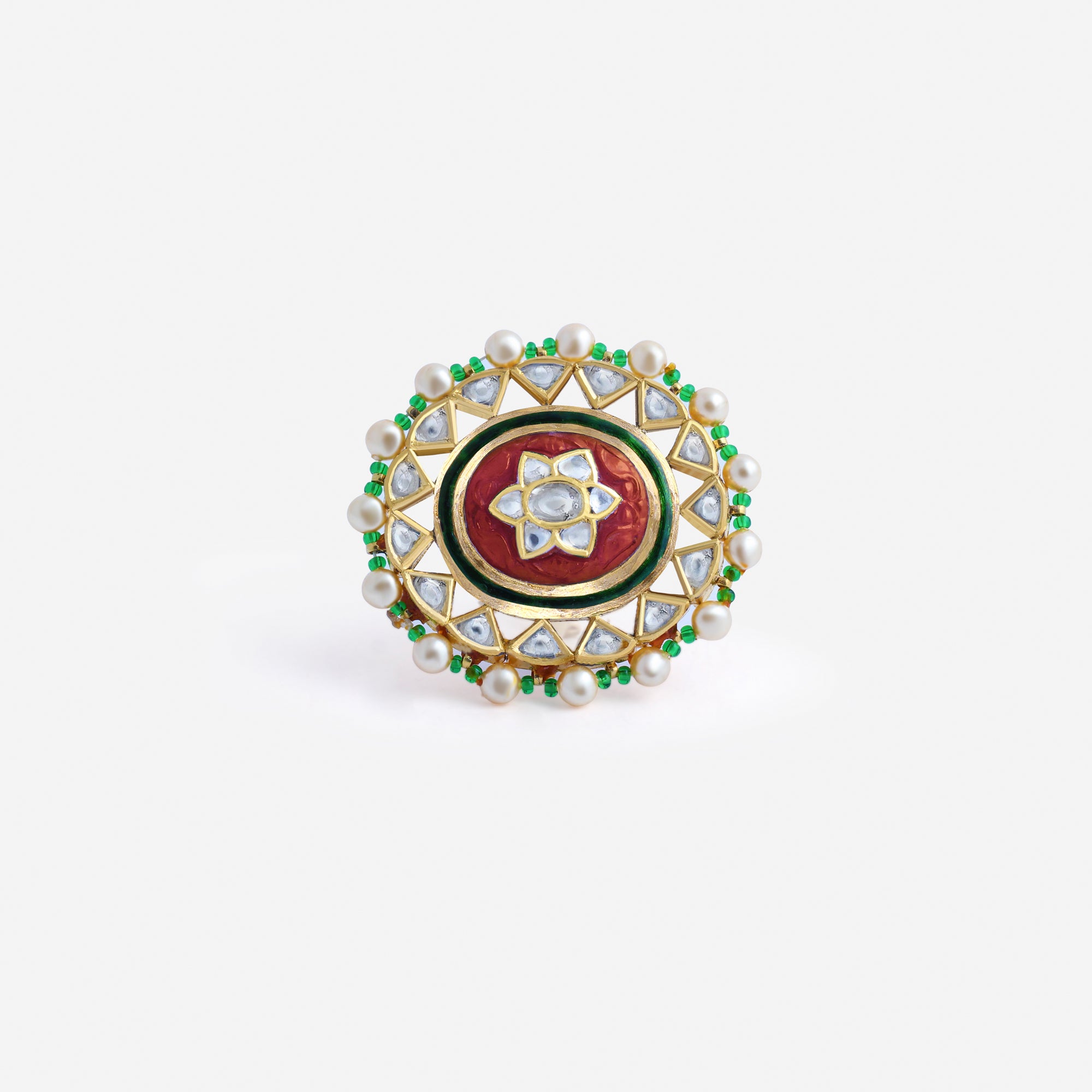 Royal Heritage Kundan Ring